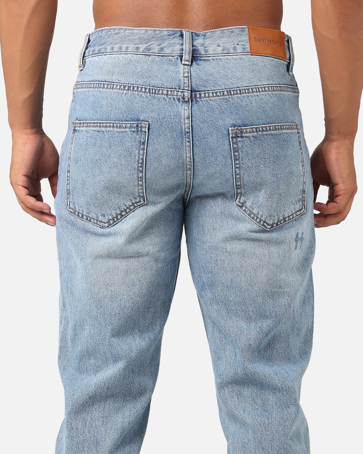 Saint Morta Psykhe Jeans Blue Denim - Image 8