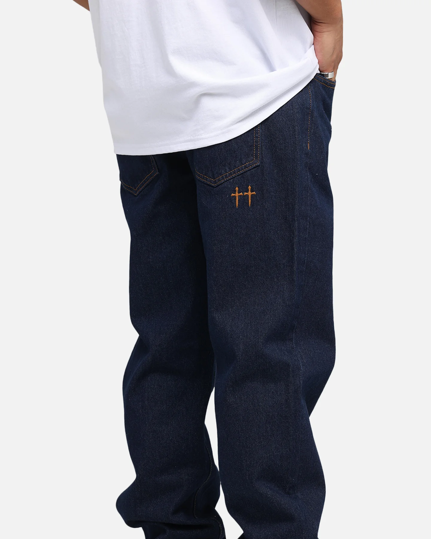 Saint Morta Psykhe Jeans Indigo/Tan - Image 3