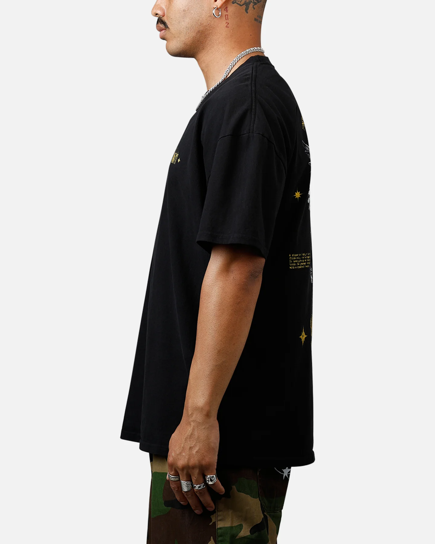 Saint Morta Realm Of Return Boxy T-Shirt Black - Image 5