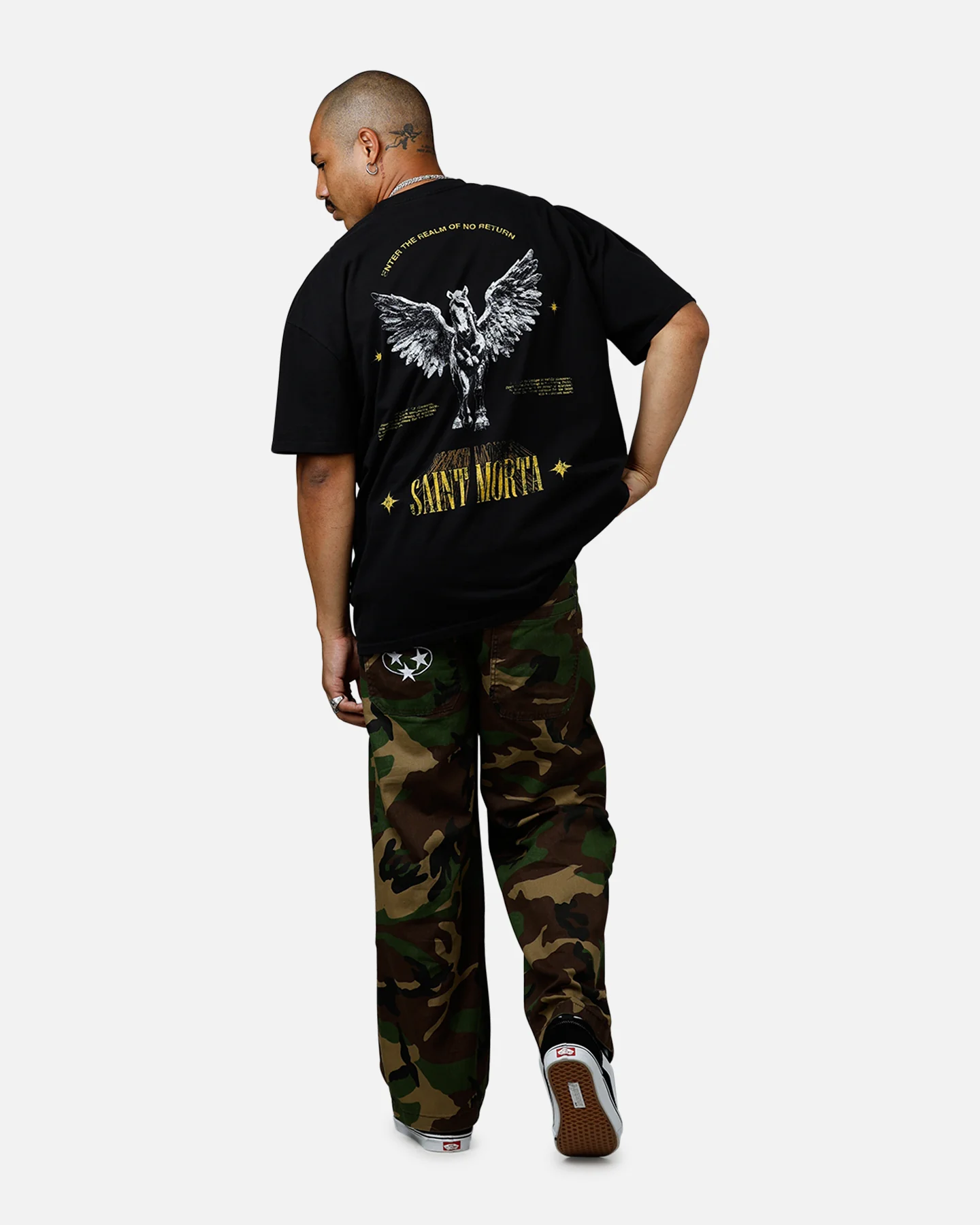 Saint Morta Realm Of Return Boxy T-Shirt Black - Image 6