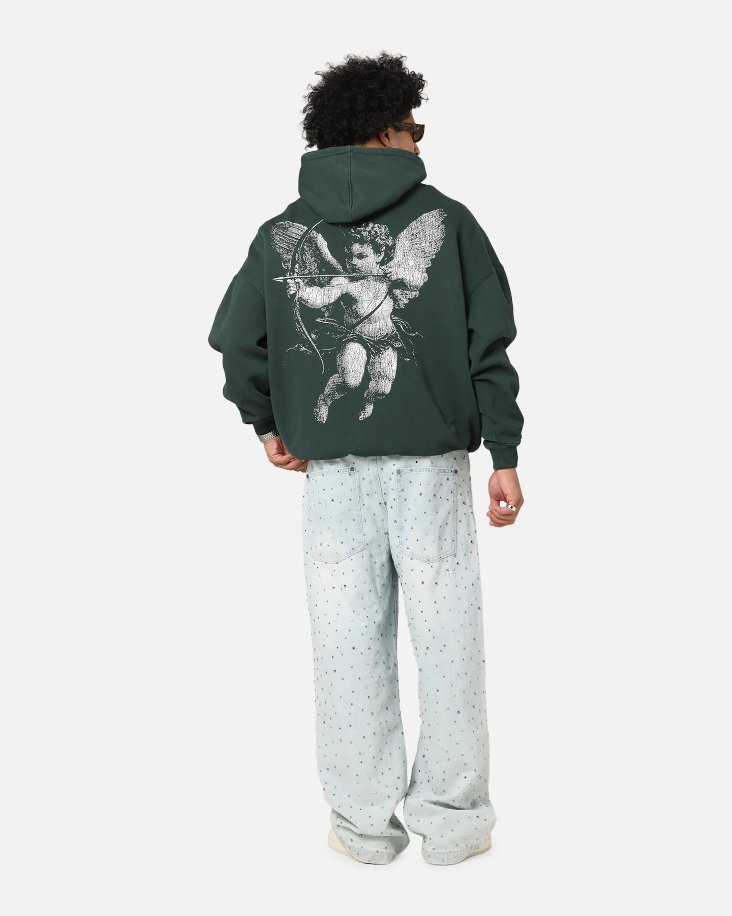 Saint Morta Redemption Boxy Hoodie Green - Image 3