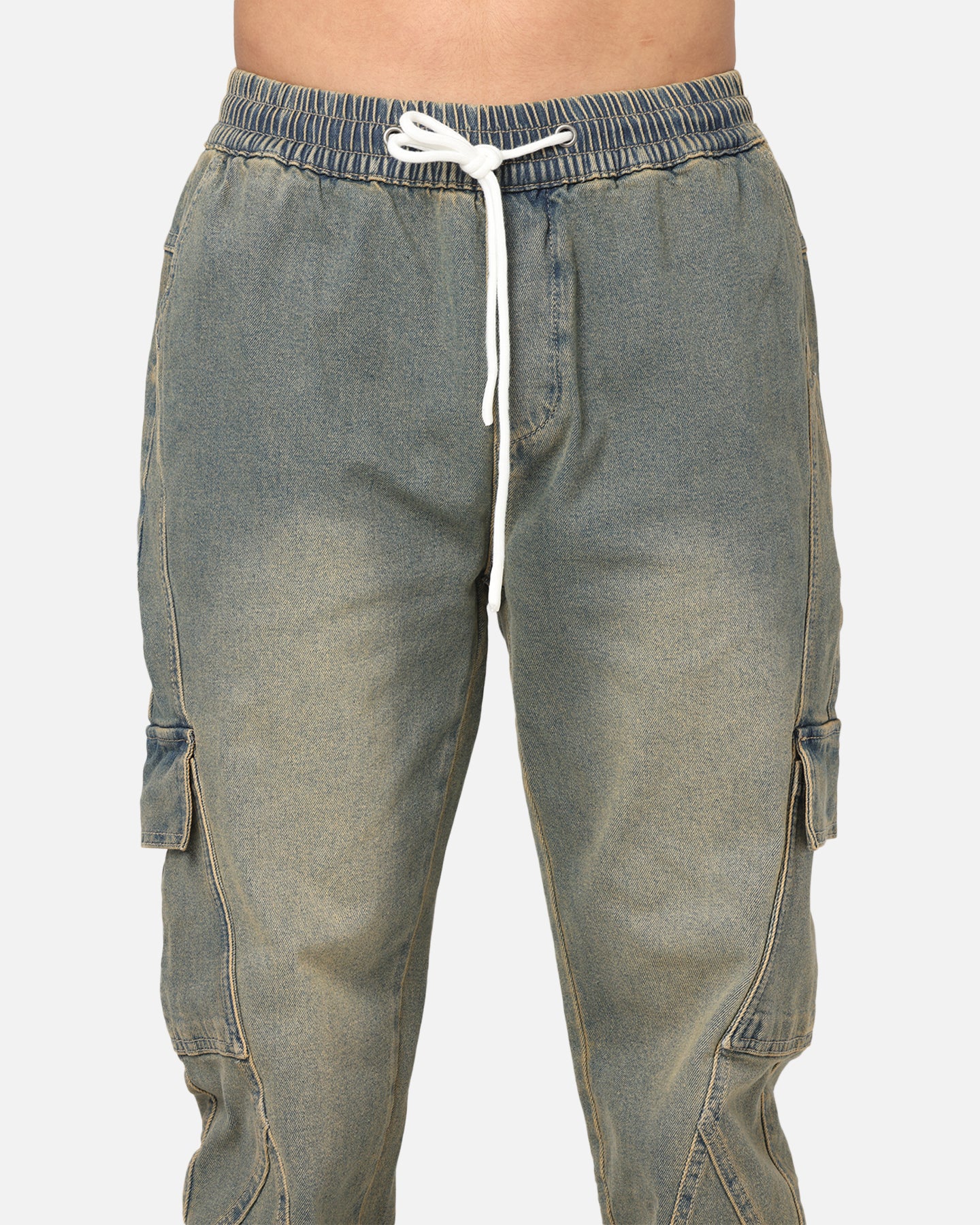 Saint Morta Rodeo Denim Joggers Dirty Blue - Image 7