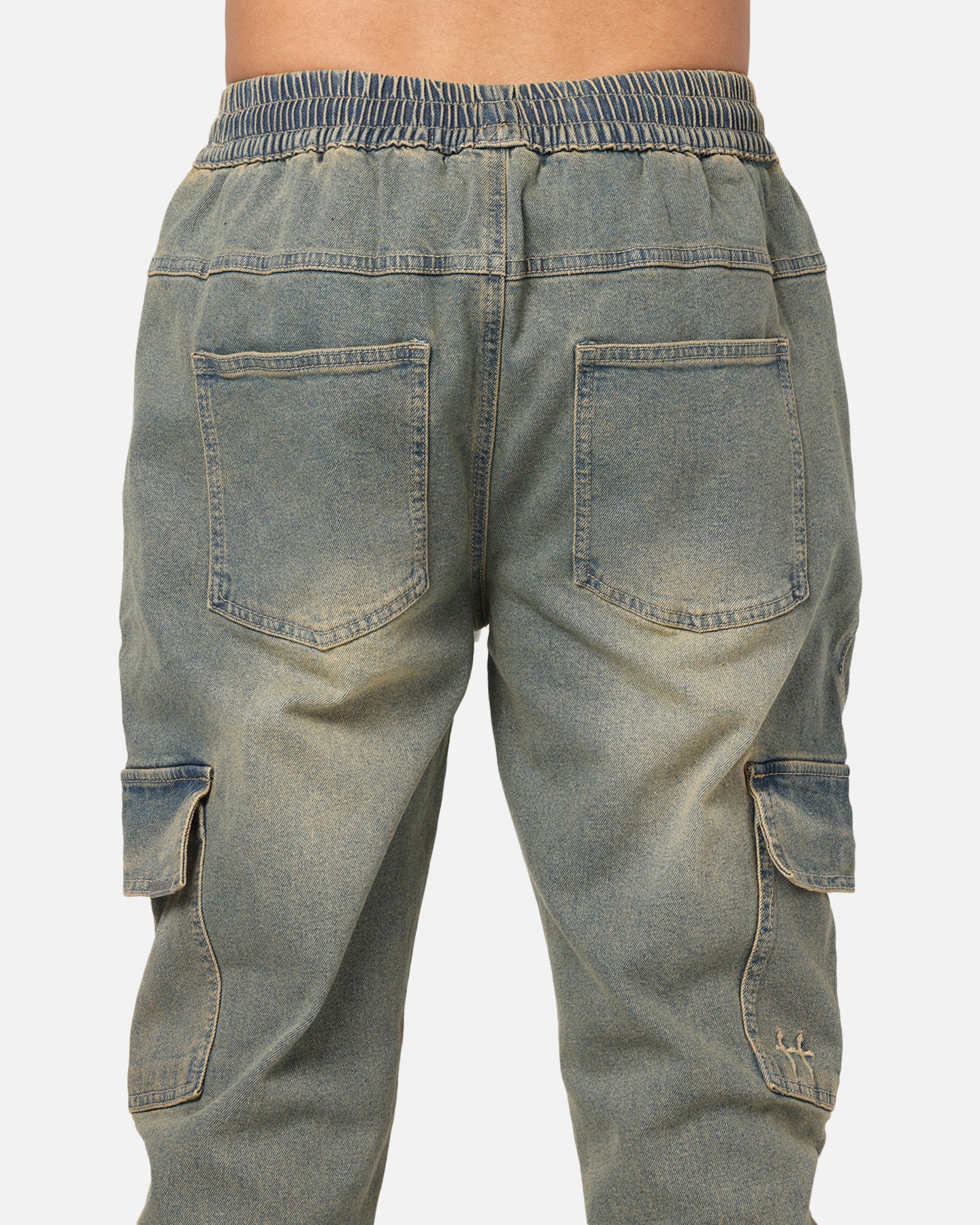 Saint Morta Rodeo Denim Joggers Dirty Blue - Image 8