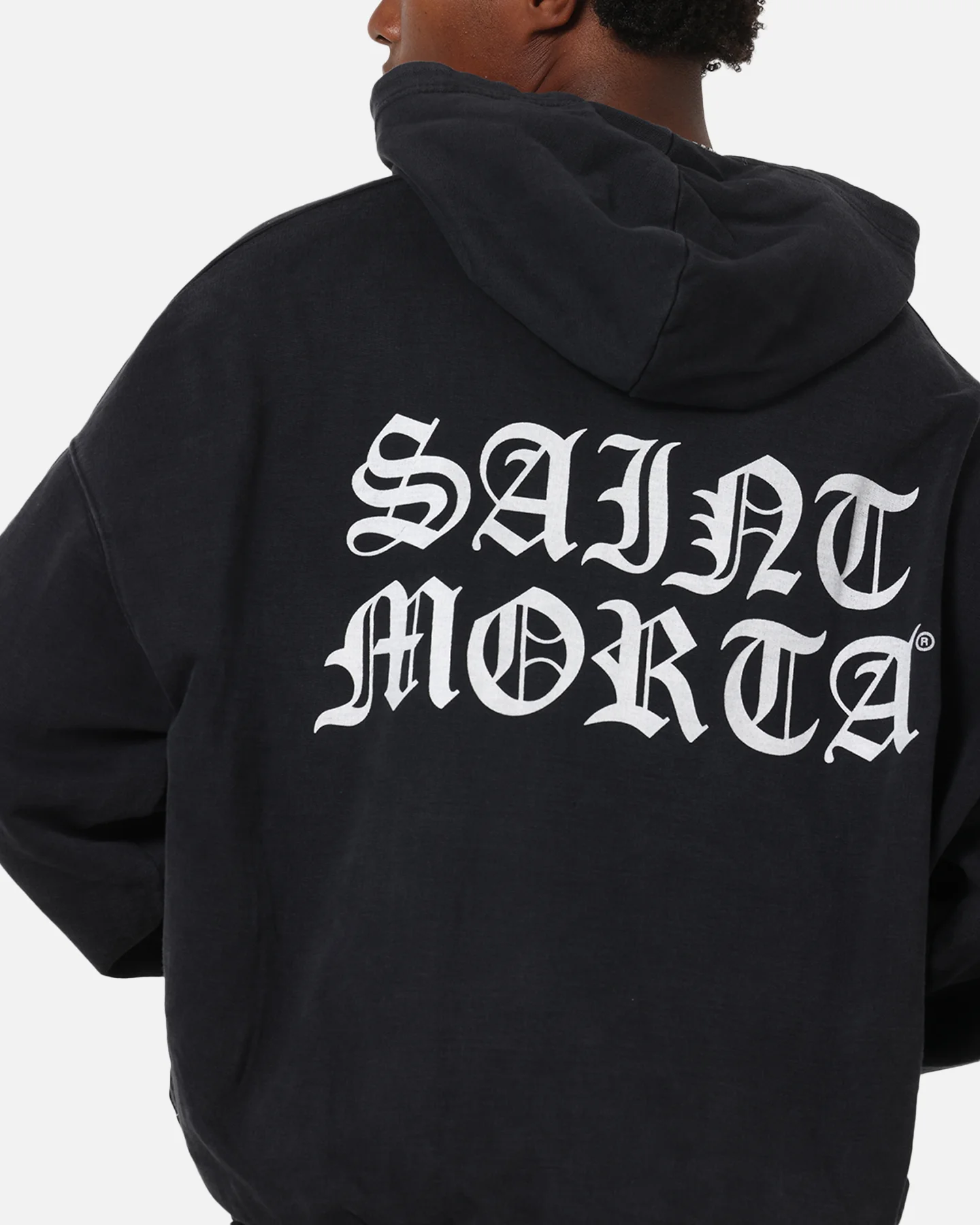 Saint Morta Shadow Mark Hoodie Black - Image 7