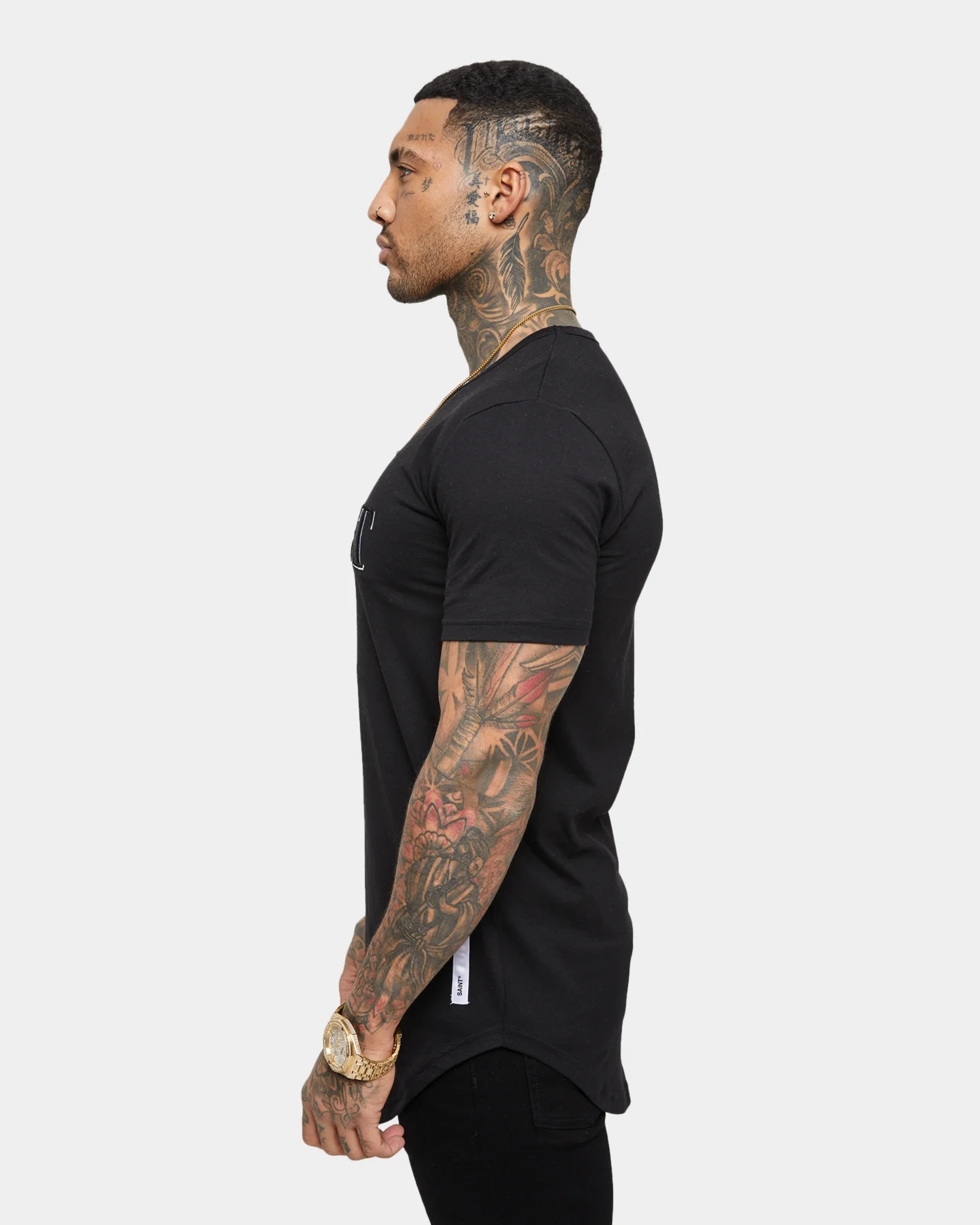 Saint Morta Society El Duplo Short Sleeve T-Shirt Black - Image 4