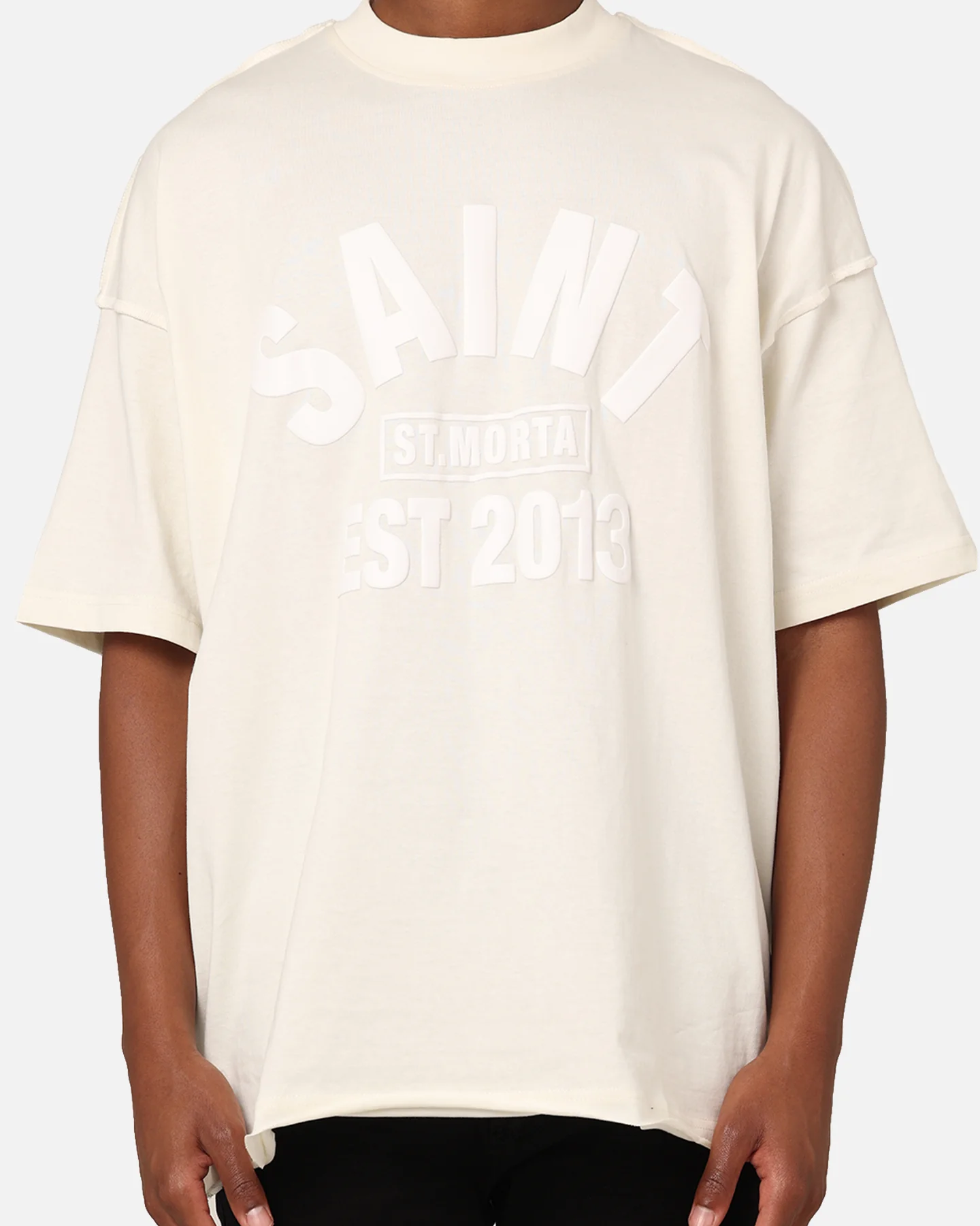 Saint Morta St Morta Boxy T-Shirt Off White - Image 3