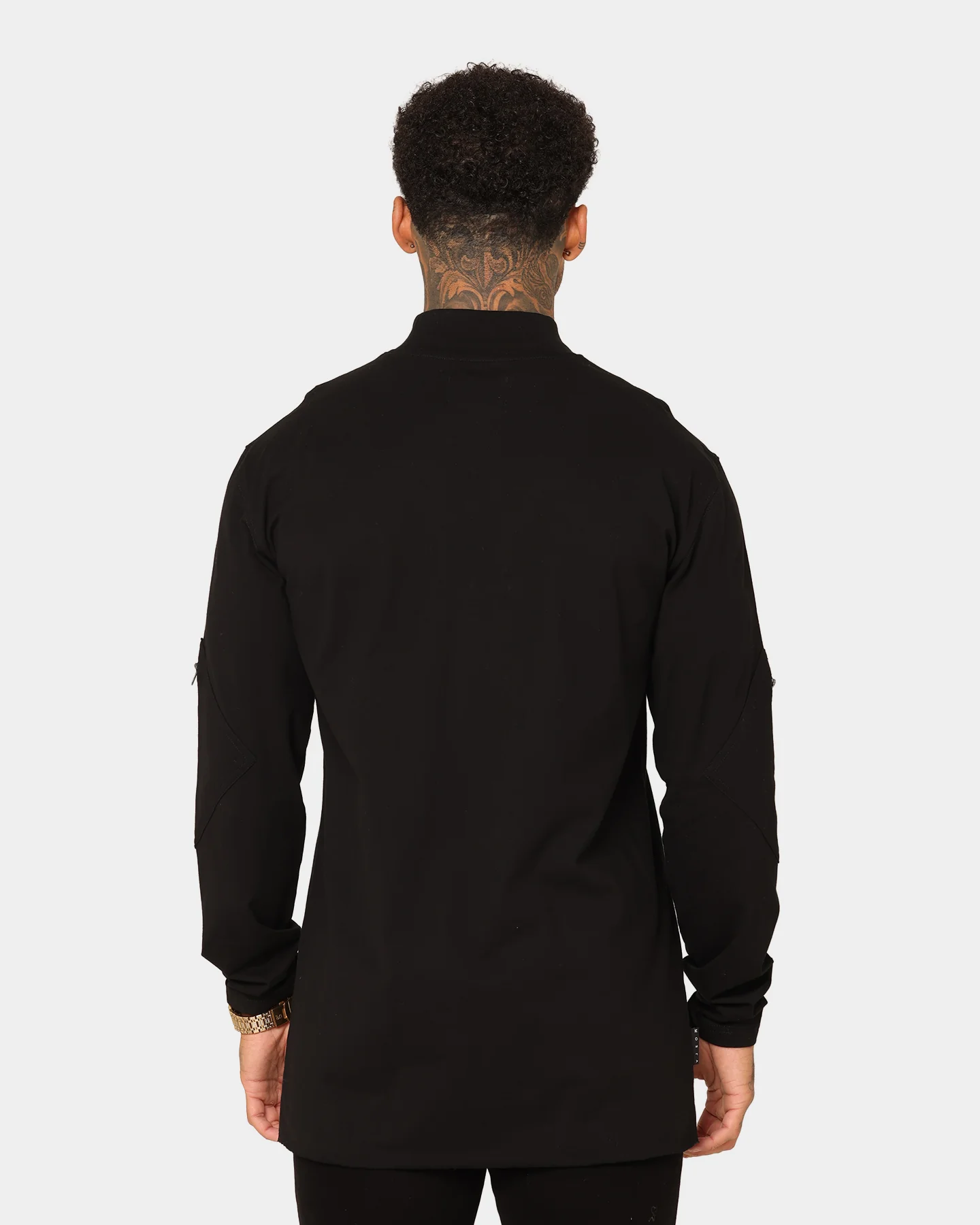 Saint Morta Syndicate Long Sleeve T-Shirt Black/Black - Image 4