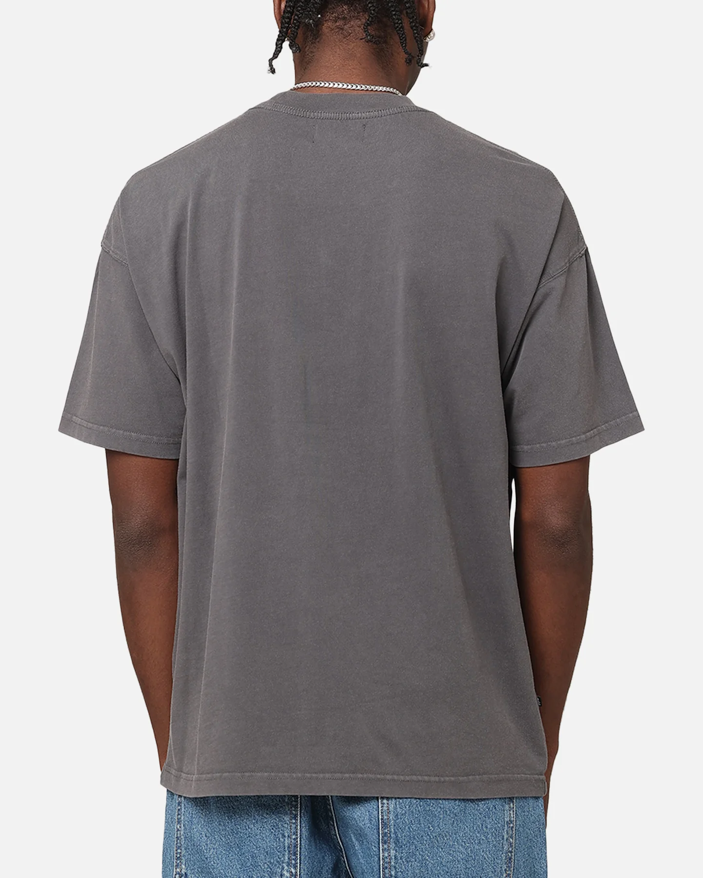 Saint Morta System Overload Boxy T-Shirt Charcoal - Image 3