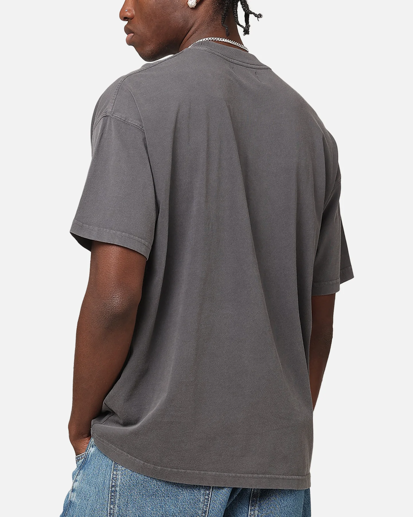 Saint Morta System Overload Boxy T-Shirt Charcoal - Image 5