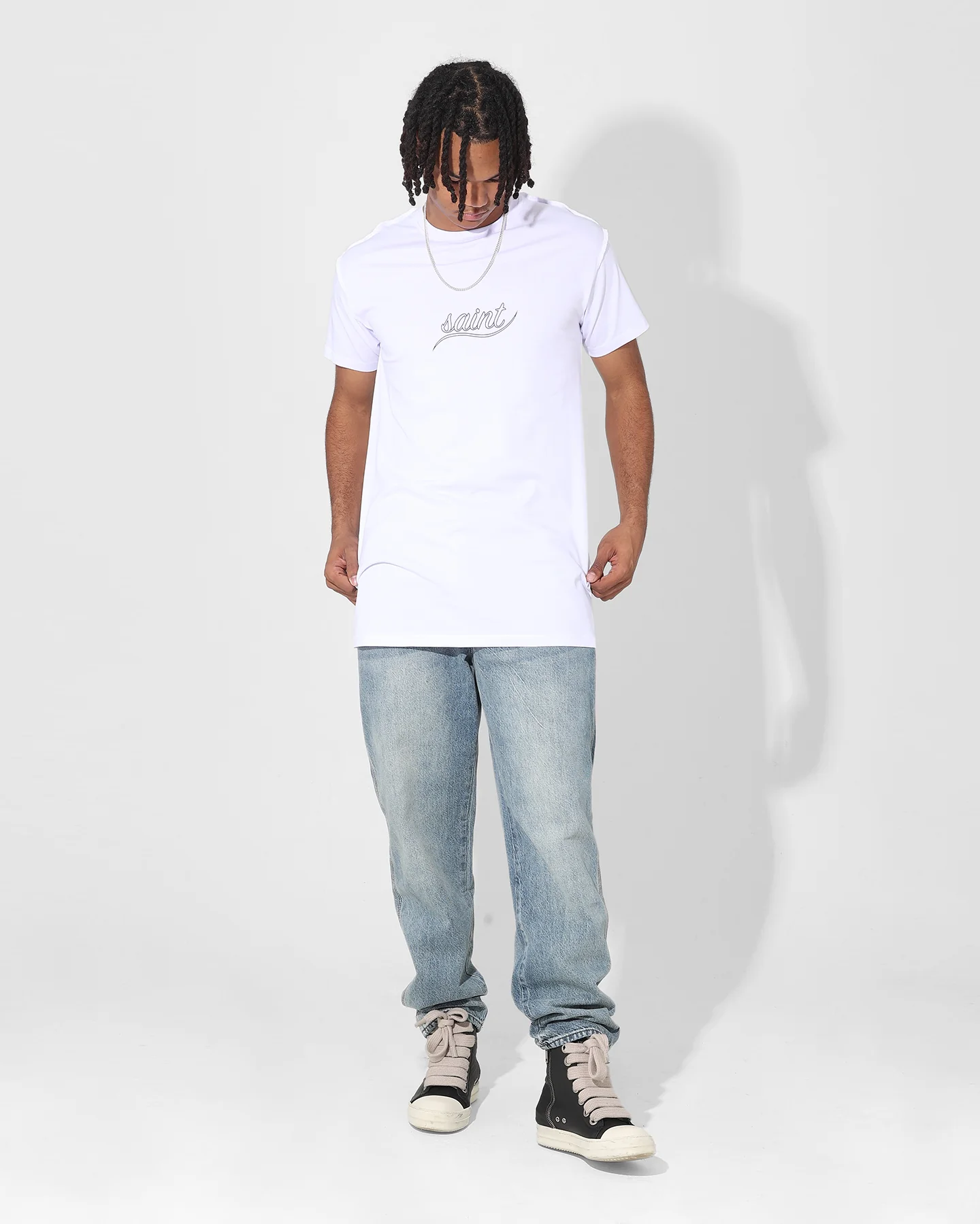 Saint Morta Torrent Lafayette T-Shirt White/Black - Image 2