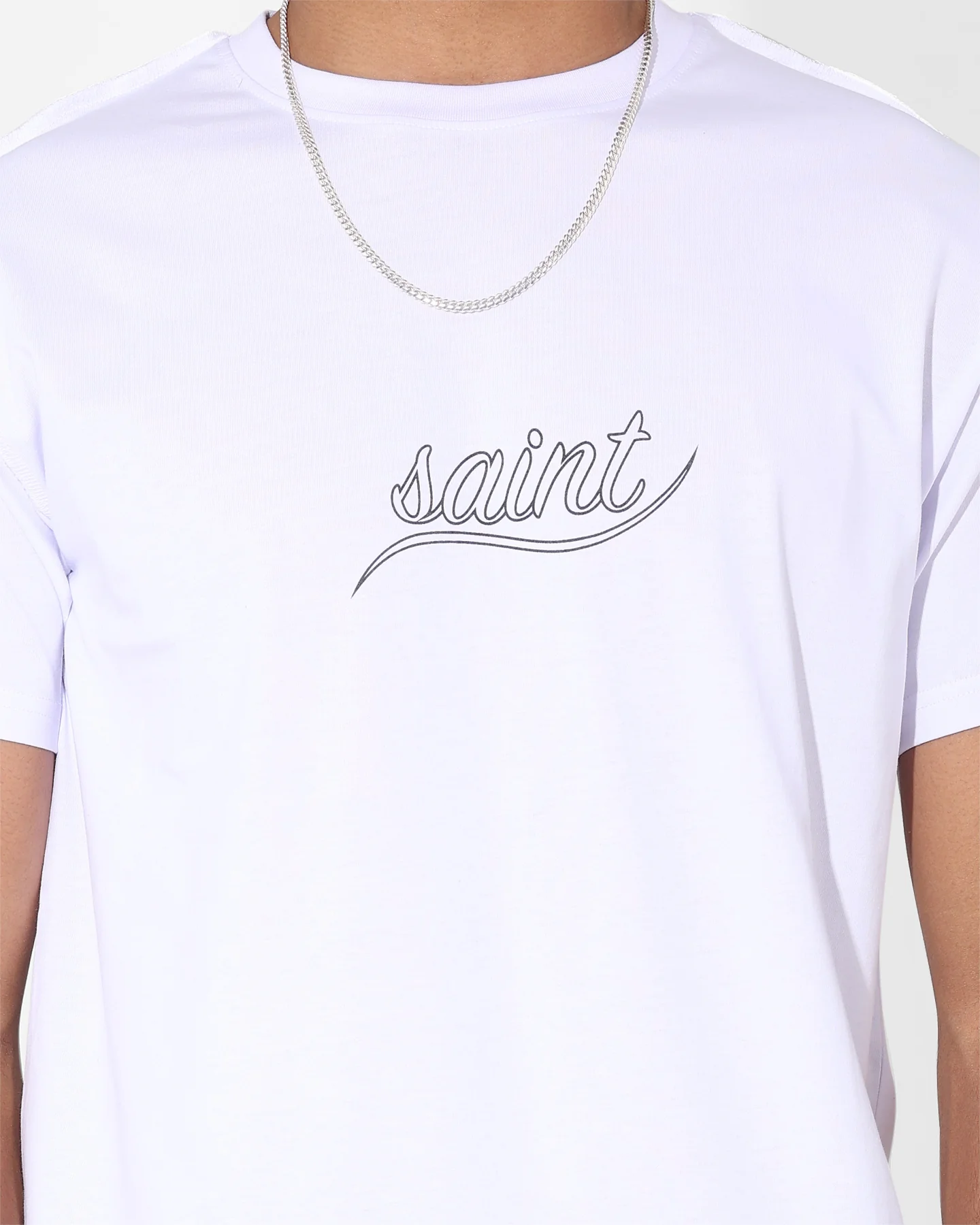 Saint Morta Torrent Lafayette T-Shirt White/Black - Image 3