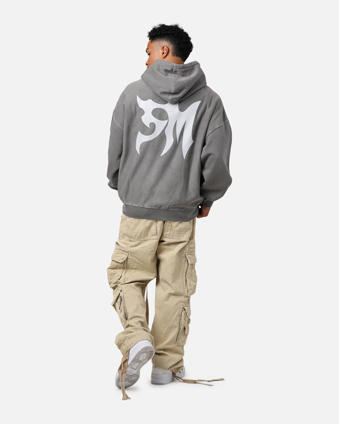 Saint Morta Tribe Premium Hoodie Washed Charcoal - Image 6