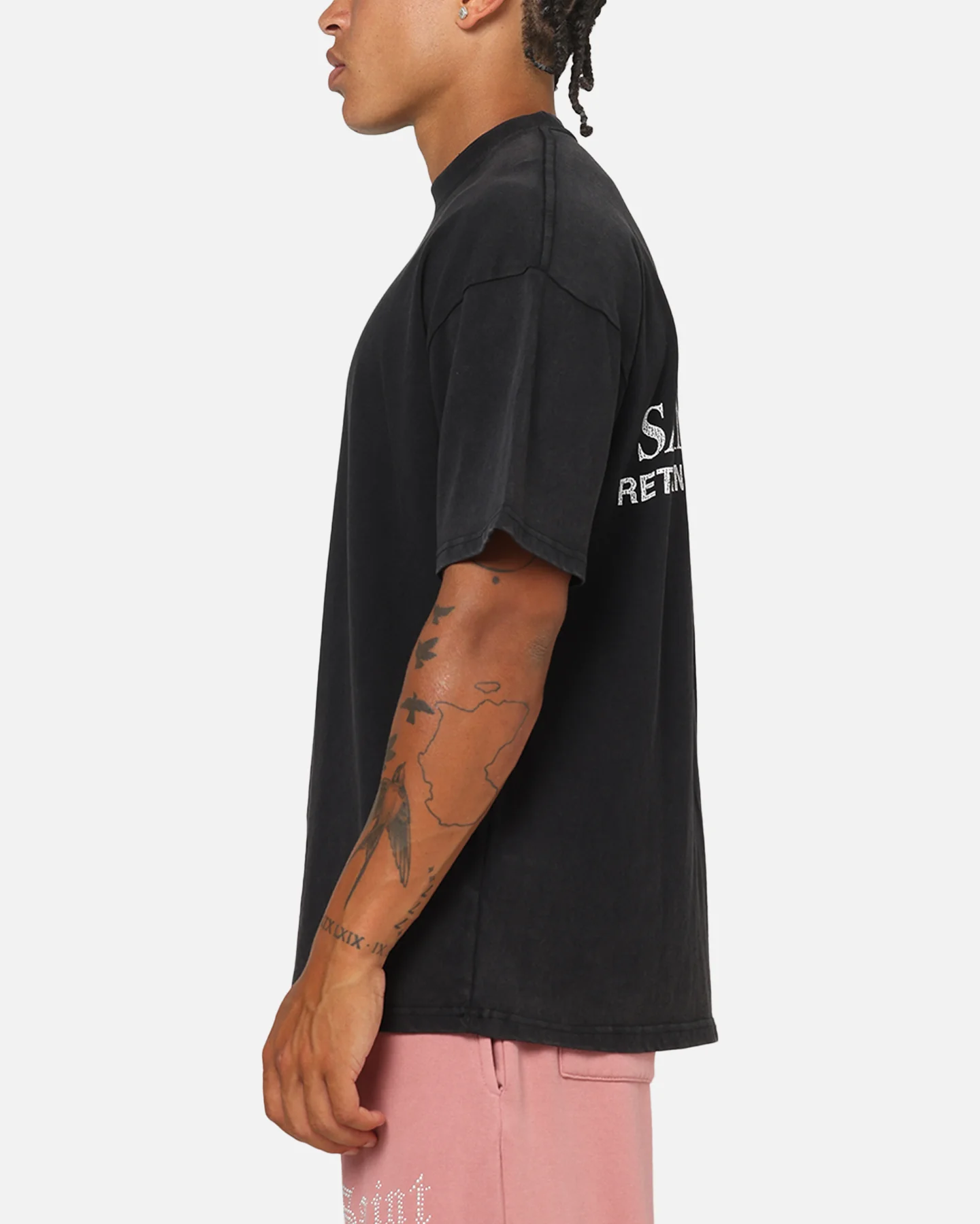 Saint Morta Vengeance T-Shirt Black Acidwash - Image 6