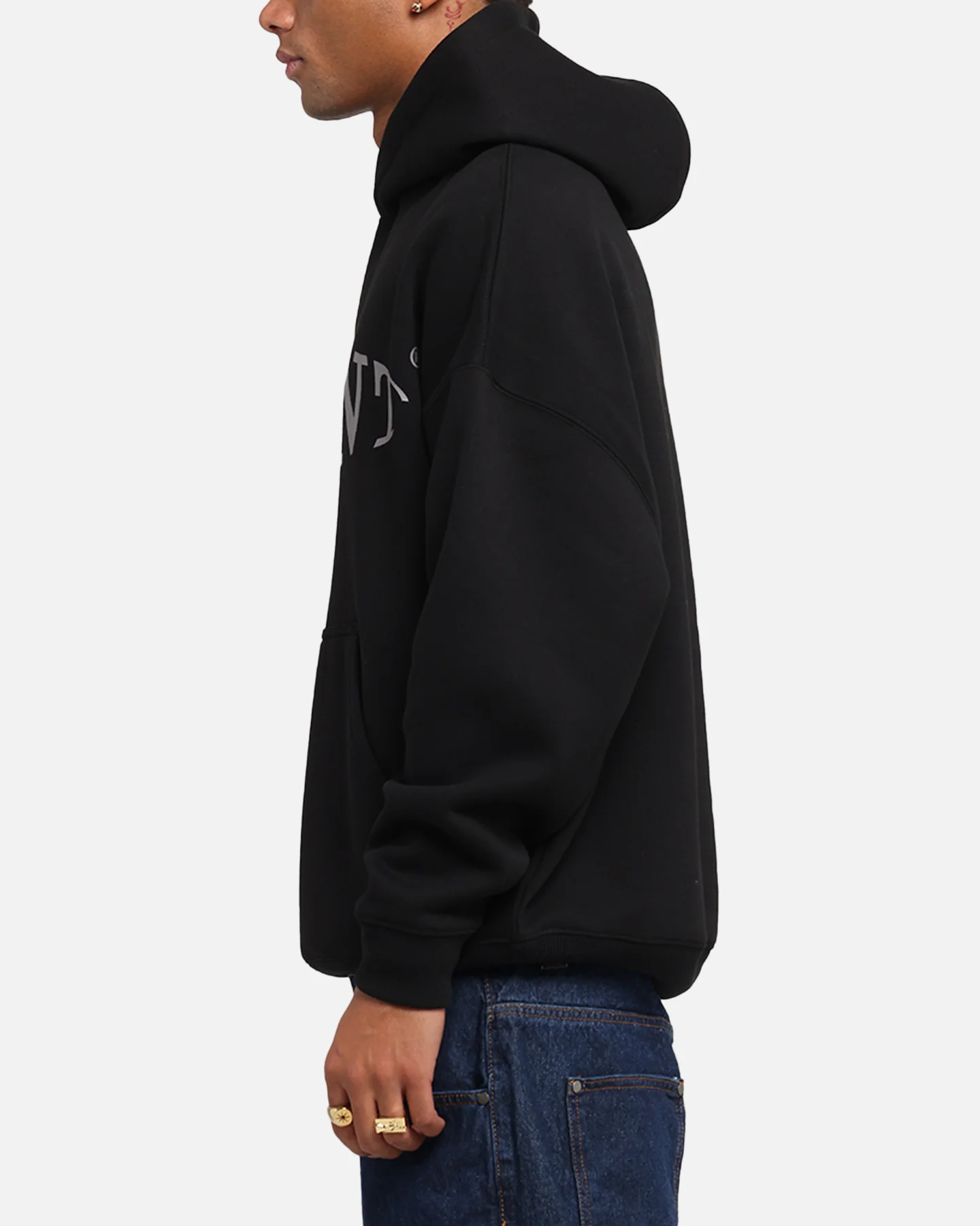 Saint Morta Vision Boxy Hoodie Black - Image 5