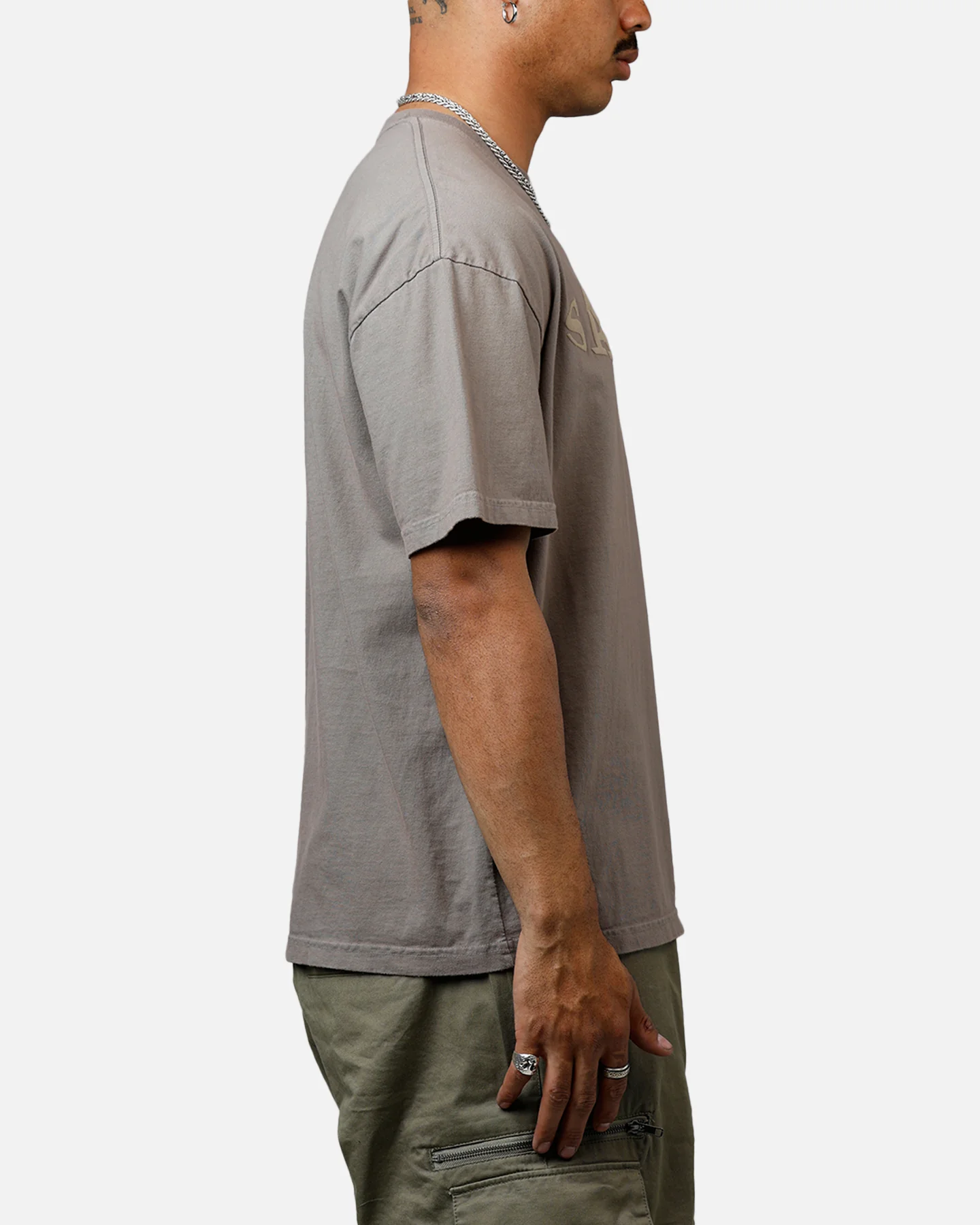 Saint Morta Vision Heavyweight T-Shirt Brown - Image 4