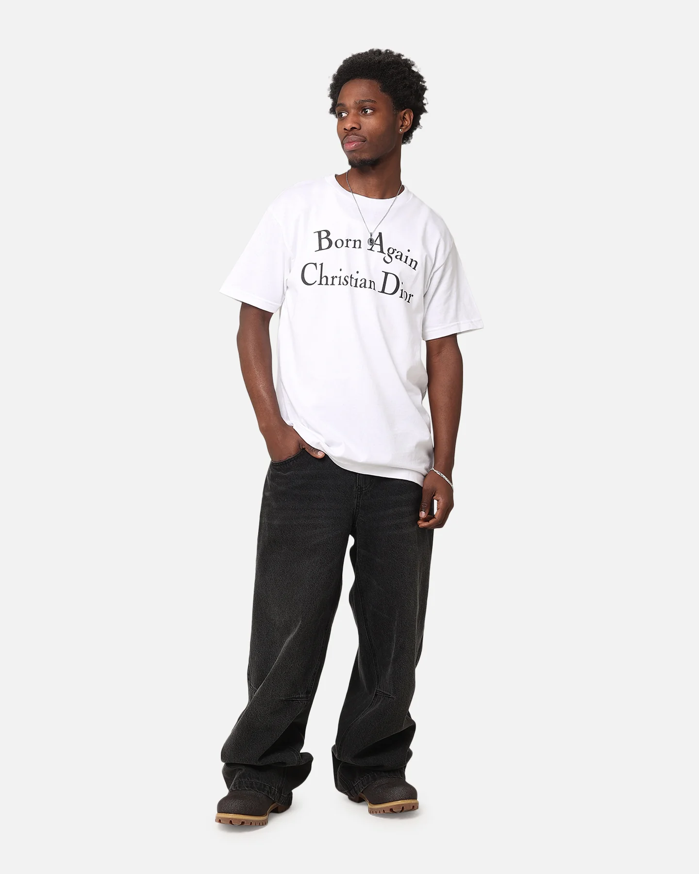 Secret Club Born Again T-Shirt White - Image 2