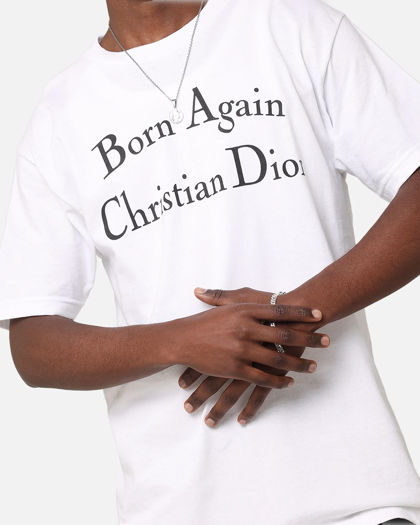 Secret Club Born Again T-Shirt White - Image 6
