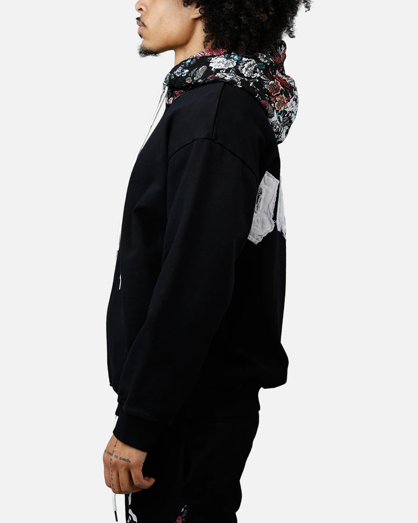 Soul By Ame Flower Hoodie Black - Image 5