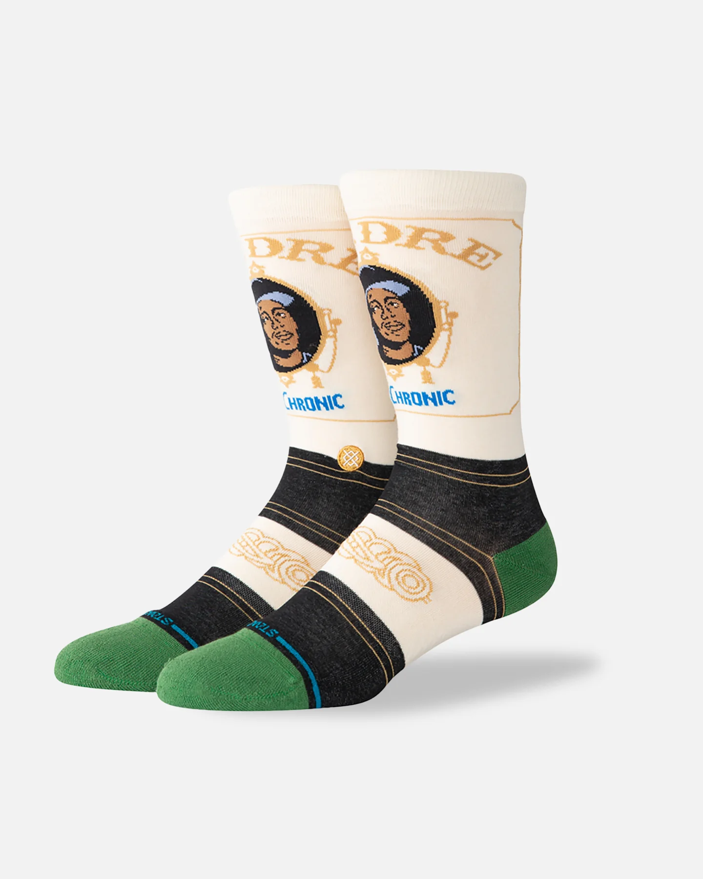 Stance Dr. Dre The Chronic Crew Socks Black - Image 2