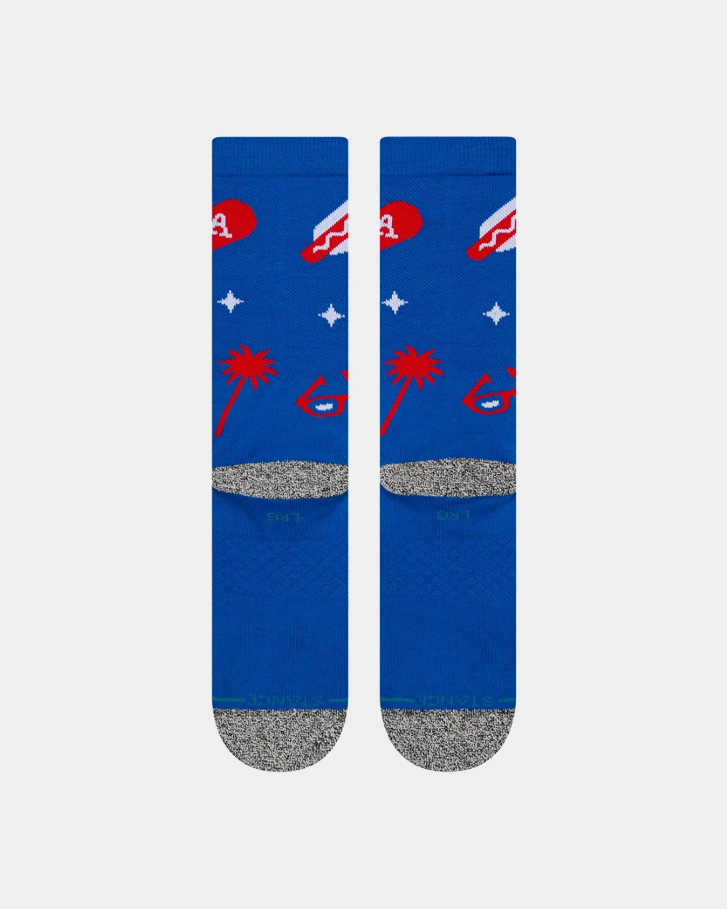 Stance X Los Angeles Dodgers Landmark Socks Blue - Image 5
