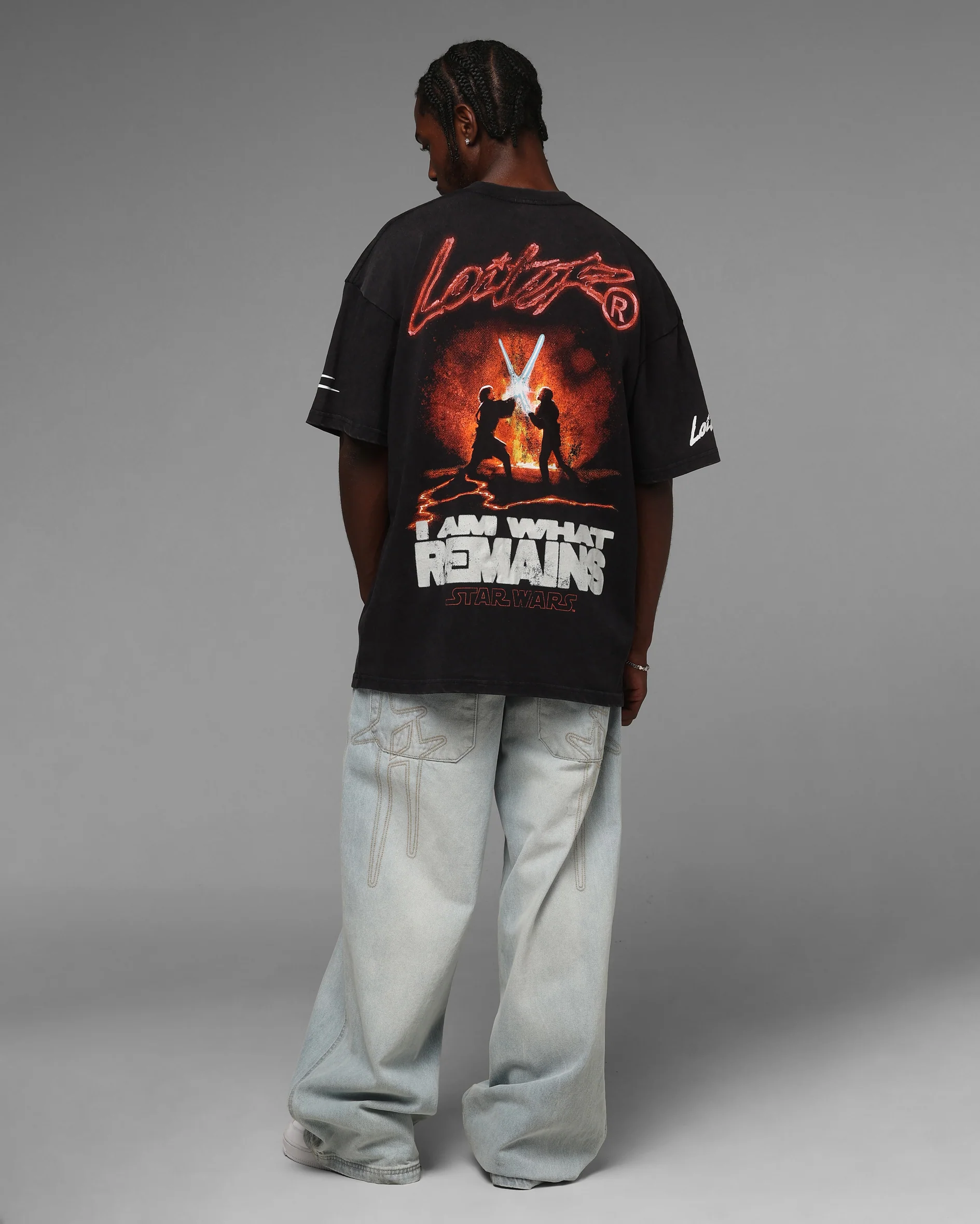 Star Wars Darth Vader T-Shirt Black Wash - Image 4
