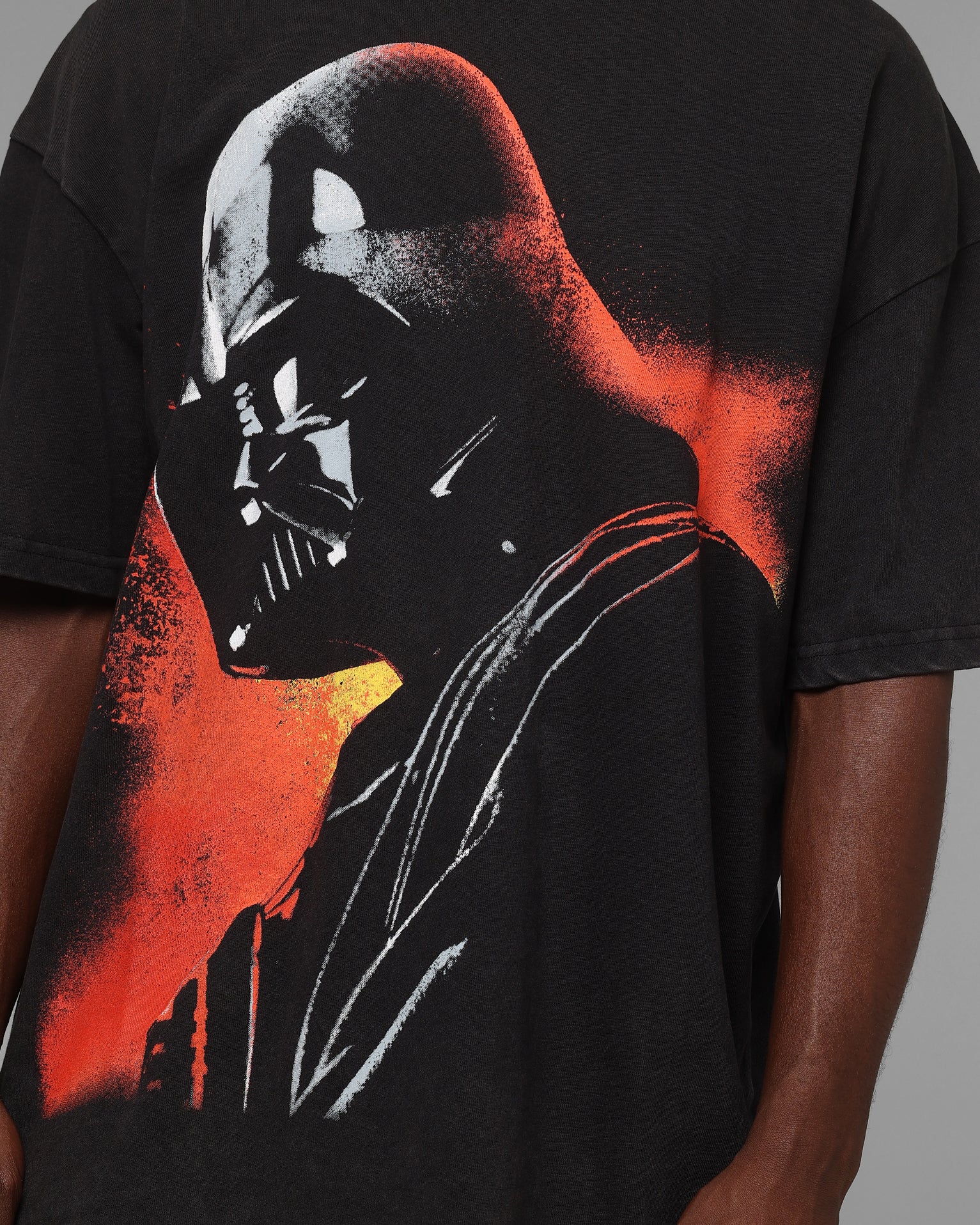 Star Wars Darth Vader T-Shirt Black Wash - Image 7