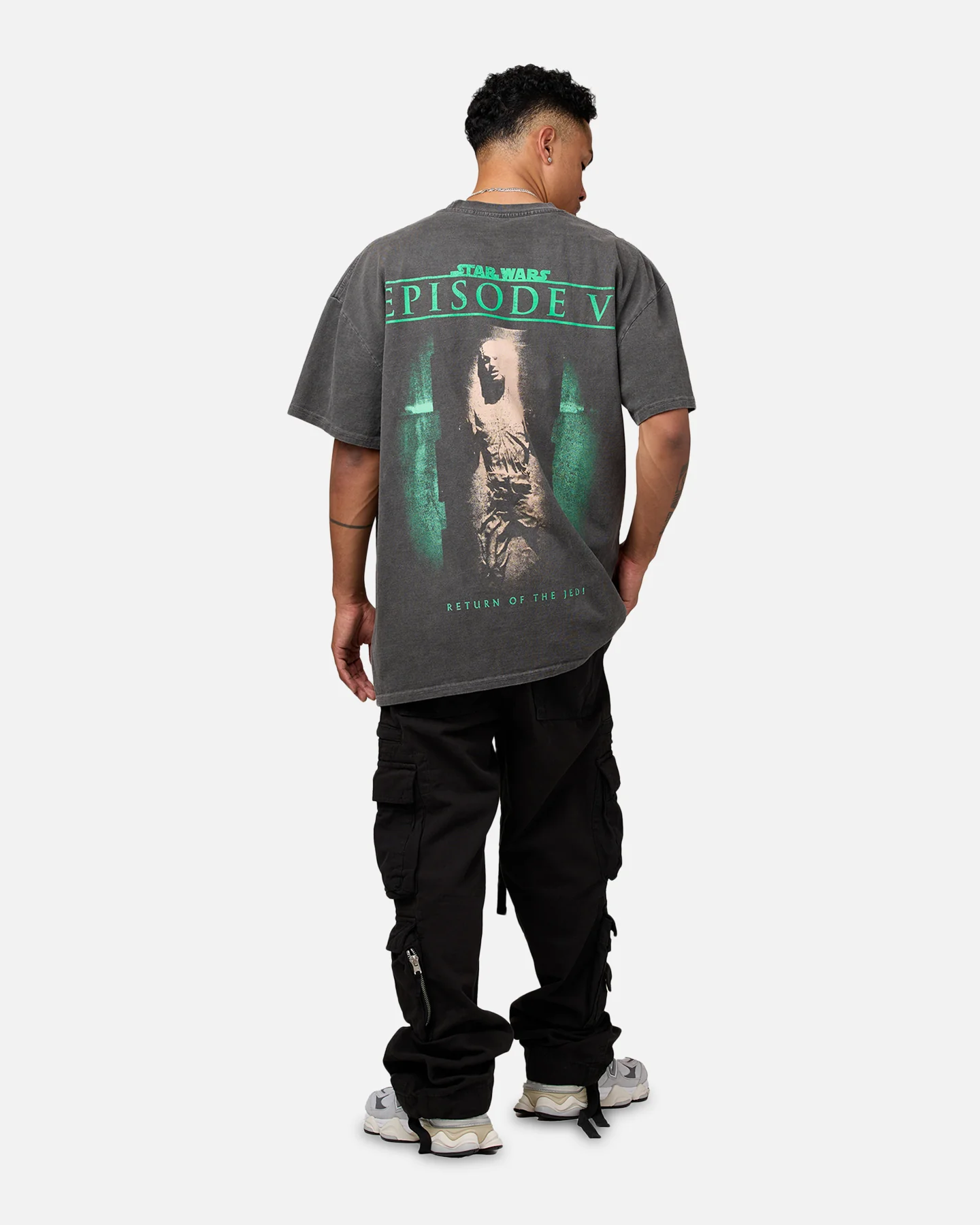 Star Wars '83 Heavyweight Vintage T-Shirt Black Wash - Image 6