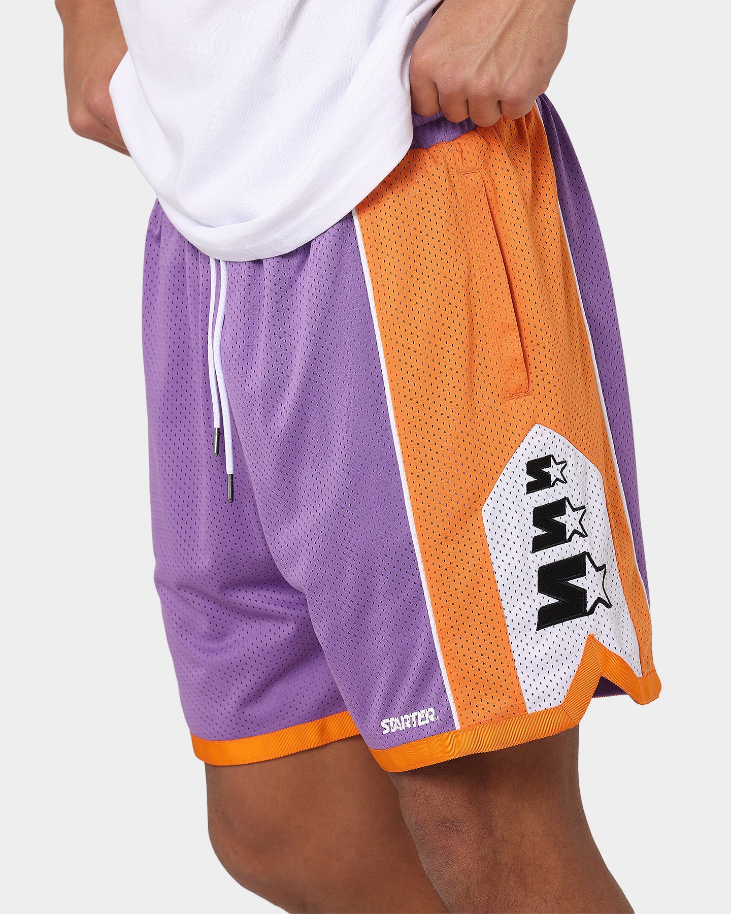 Starter Downtown Basketball Shorts Purple - Image 4