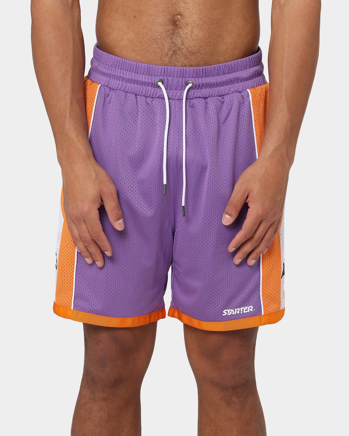 Starter Downtown Basketball Shorts Purple - Image 7