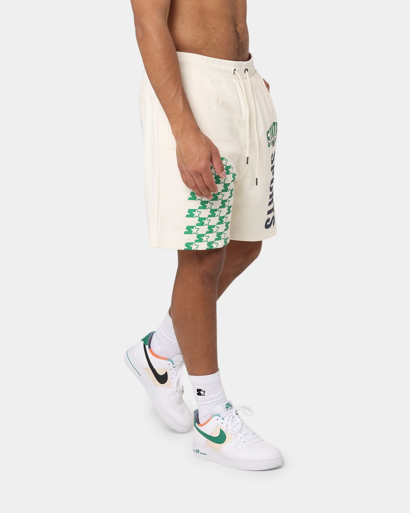 Starter International Sport Track Shorts Off White - Image 5