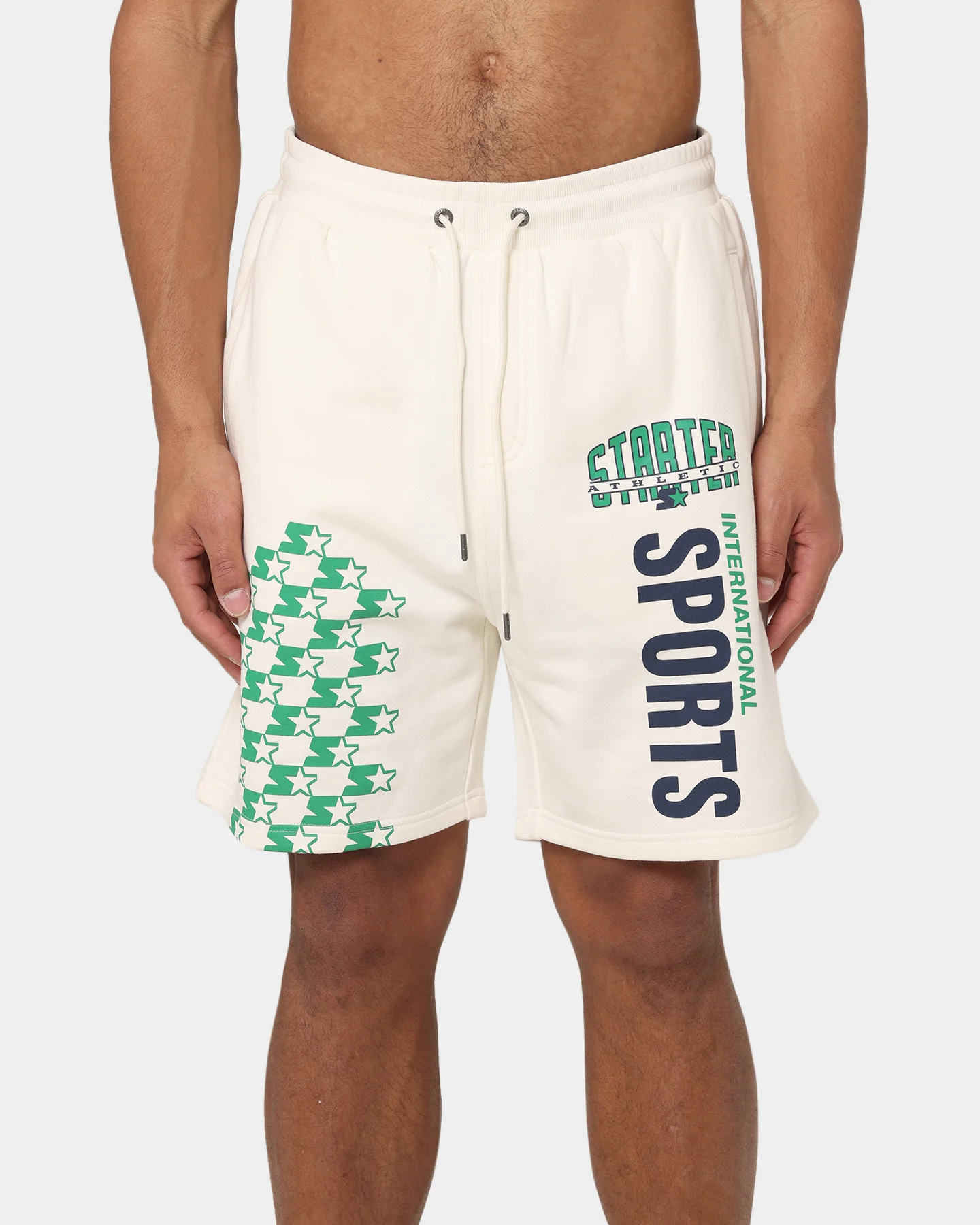 Starter International Sport Track Shorts Off White - Image 7