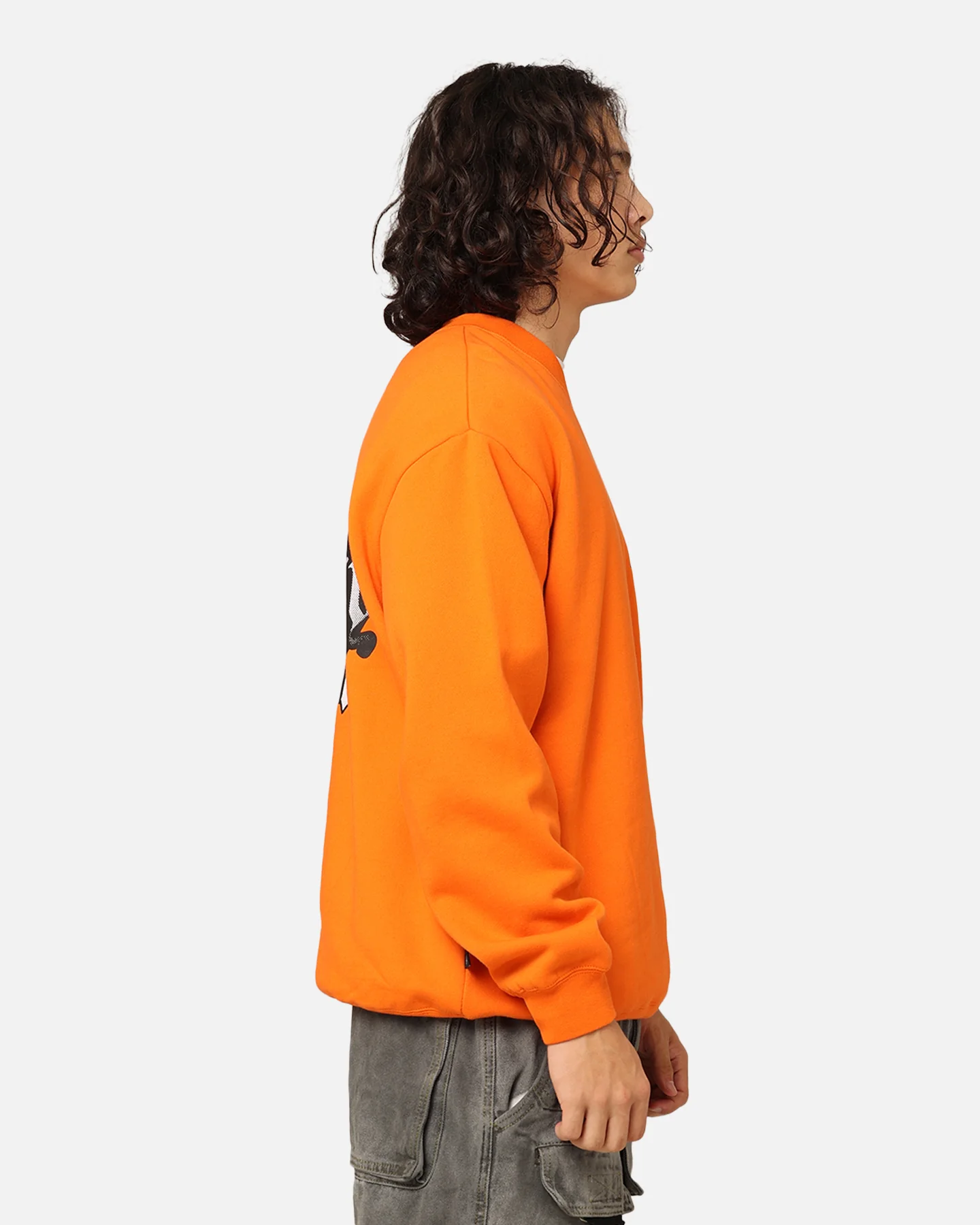 Stüssy 8 Ball Corp Fleece Crewneck Coral - Image 6