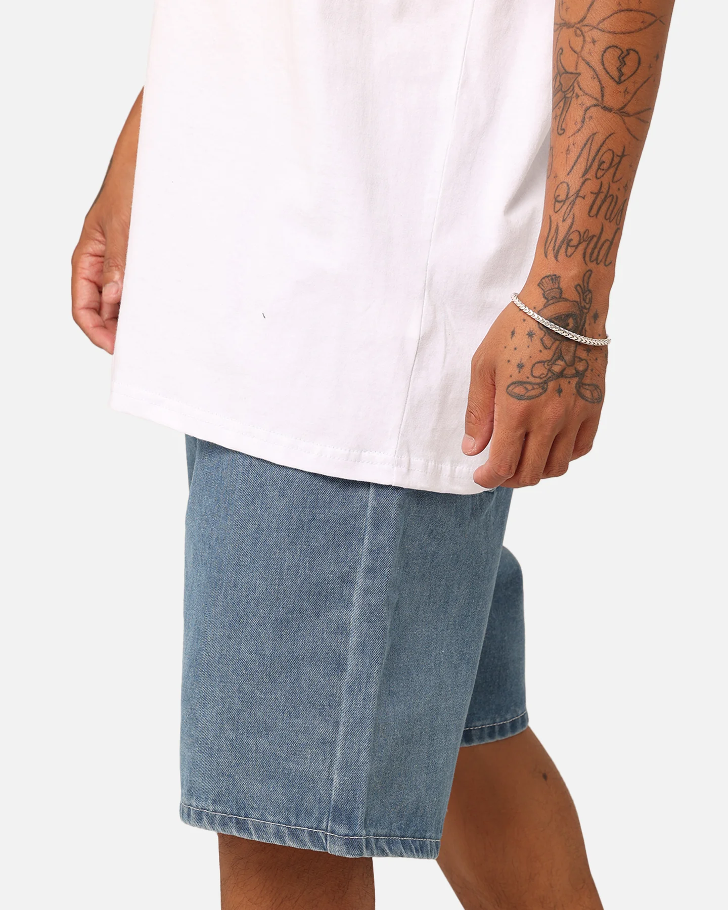 Stussy Denim Big Ol' Shorts Mid Denim - Image 4