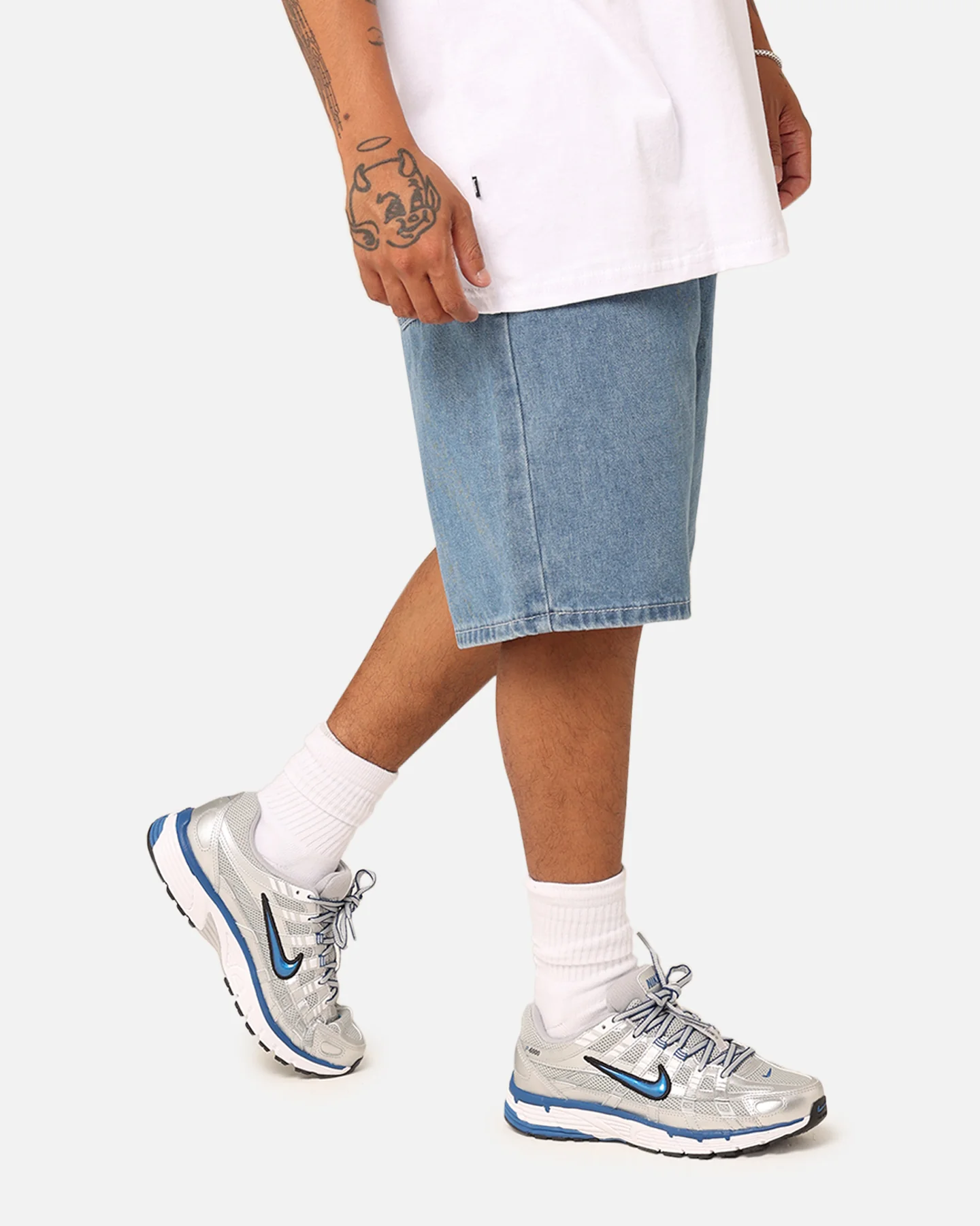 Stussy Denim Big Ol' Shorts Mid Denim - Image 5