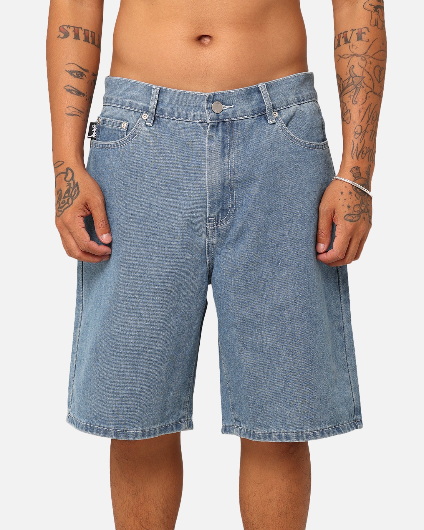 Stussy Denim Big Ol' Shorts Mid Denim - Image 7