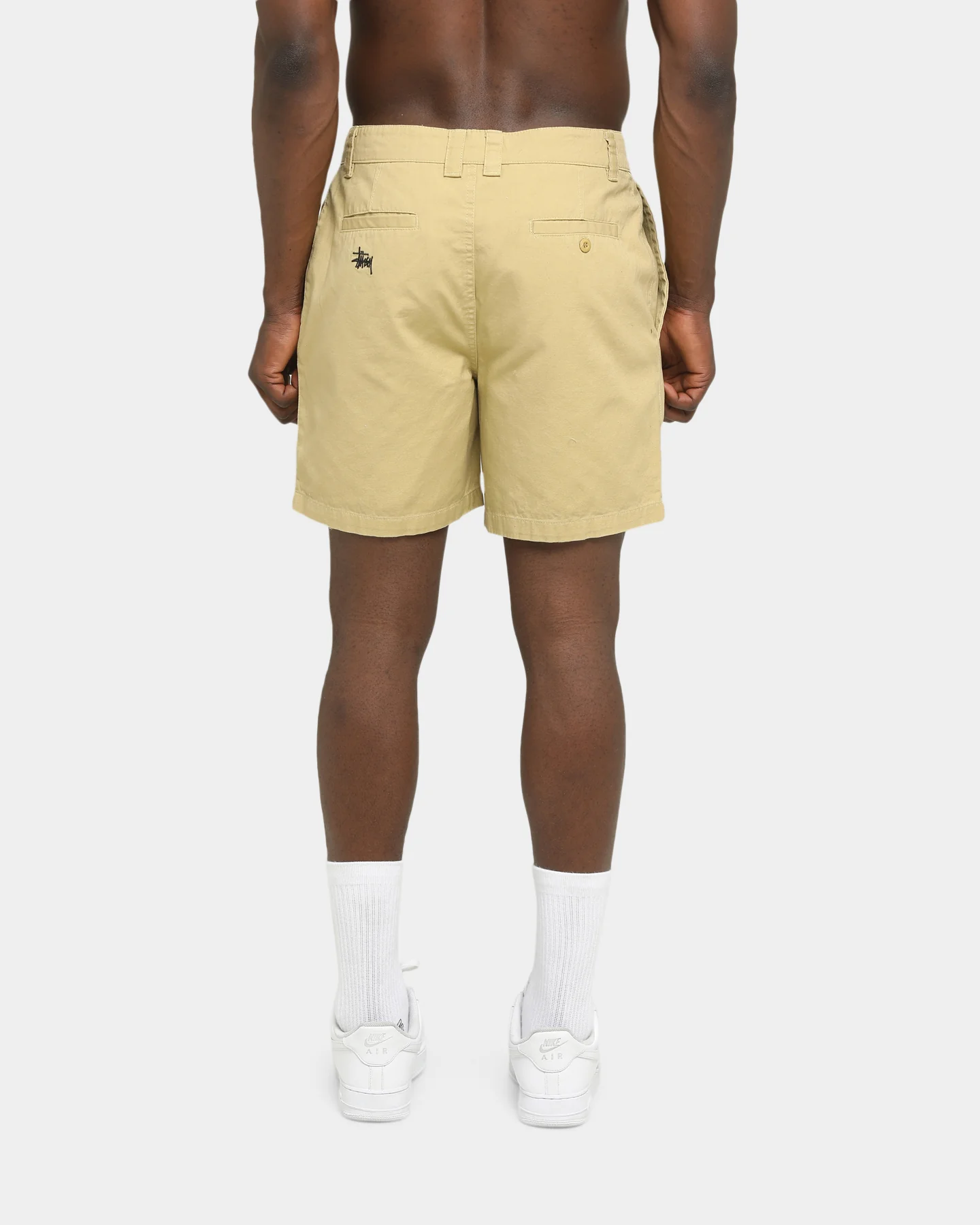 Stussy Pin Drill Shorts Taupe - Image 3