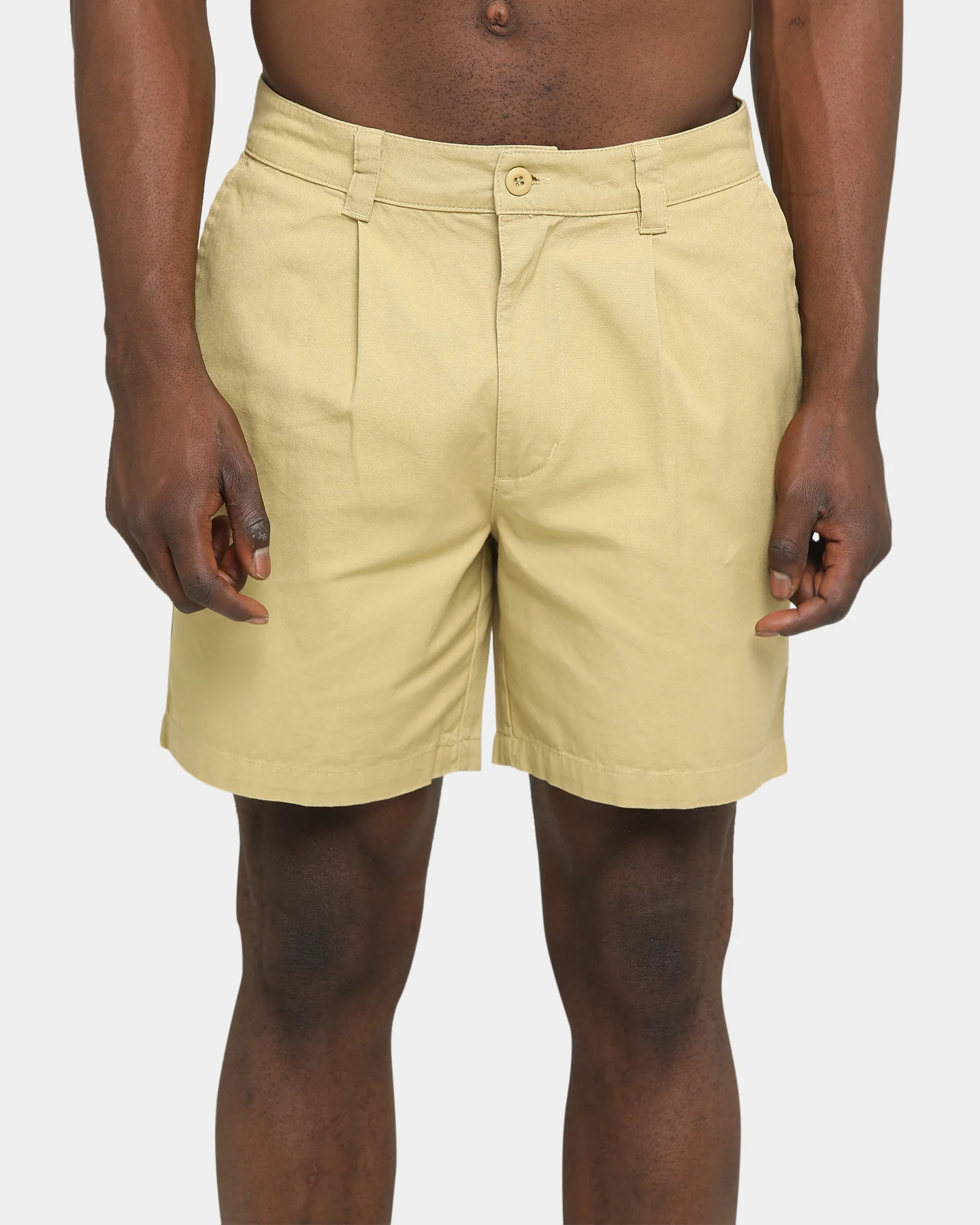 Stussy Pin Drill Shorts Taupe - Image 4