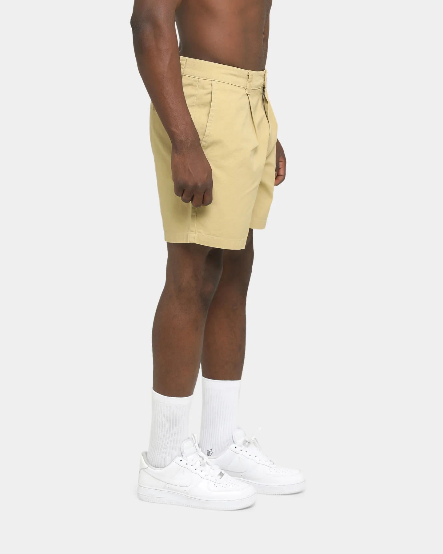 Stussy Pin Drill Shorts Taupe - Image 5