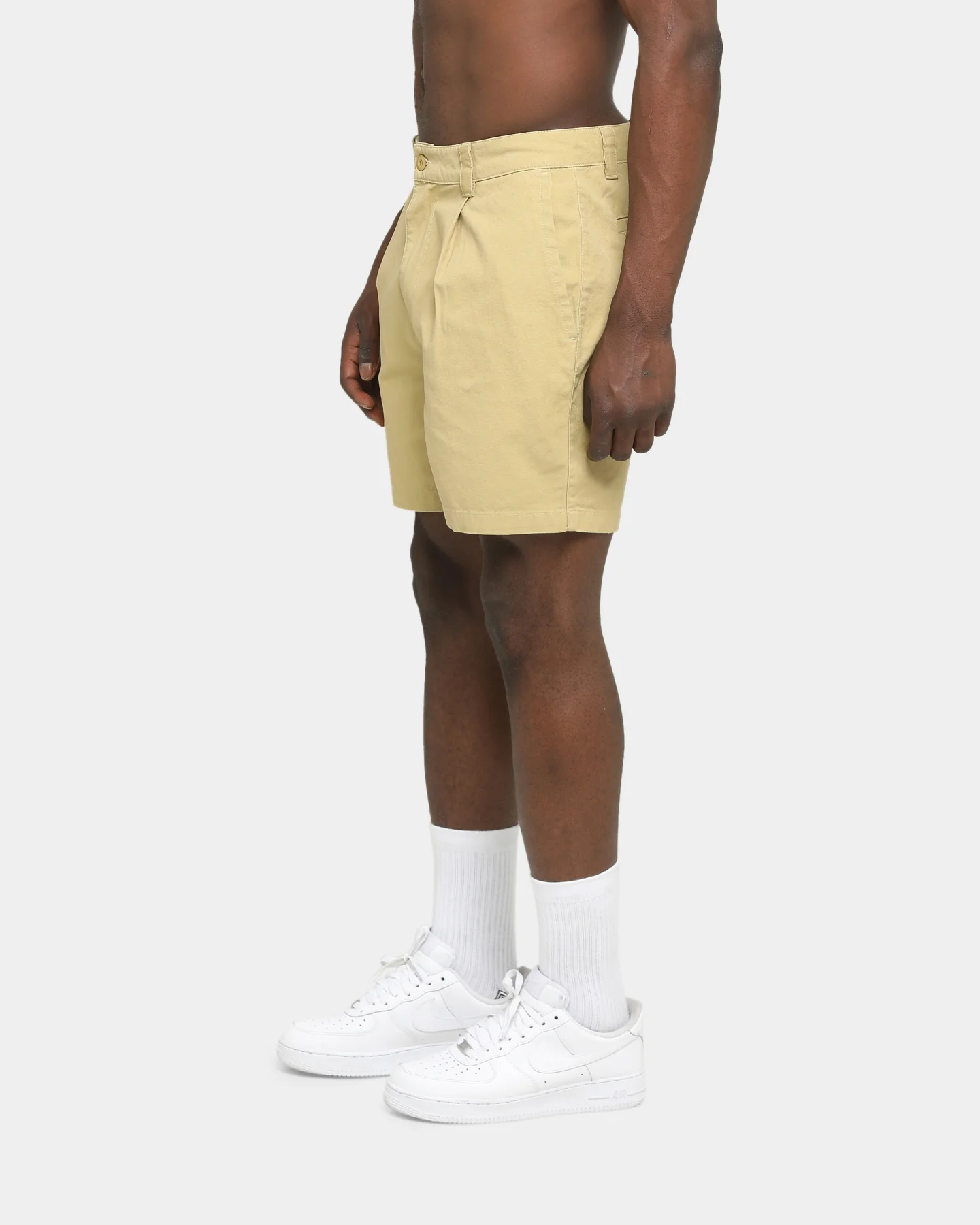 Stussy Pin Drill Shorts Taupe - Image 6