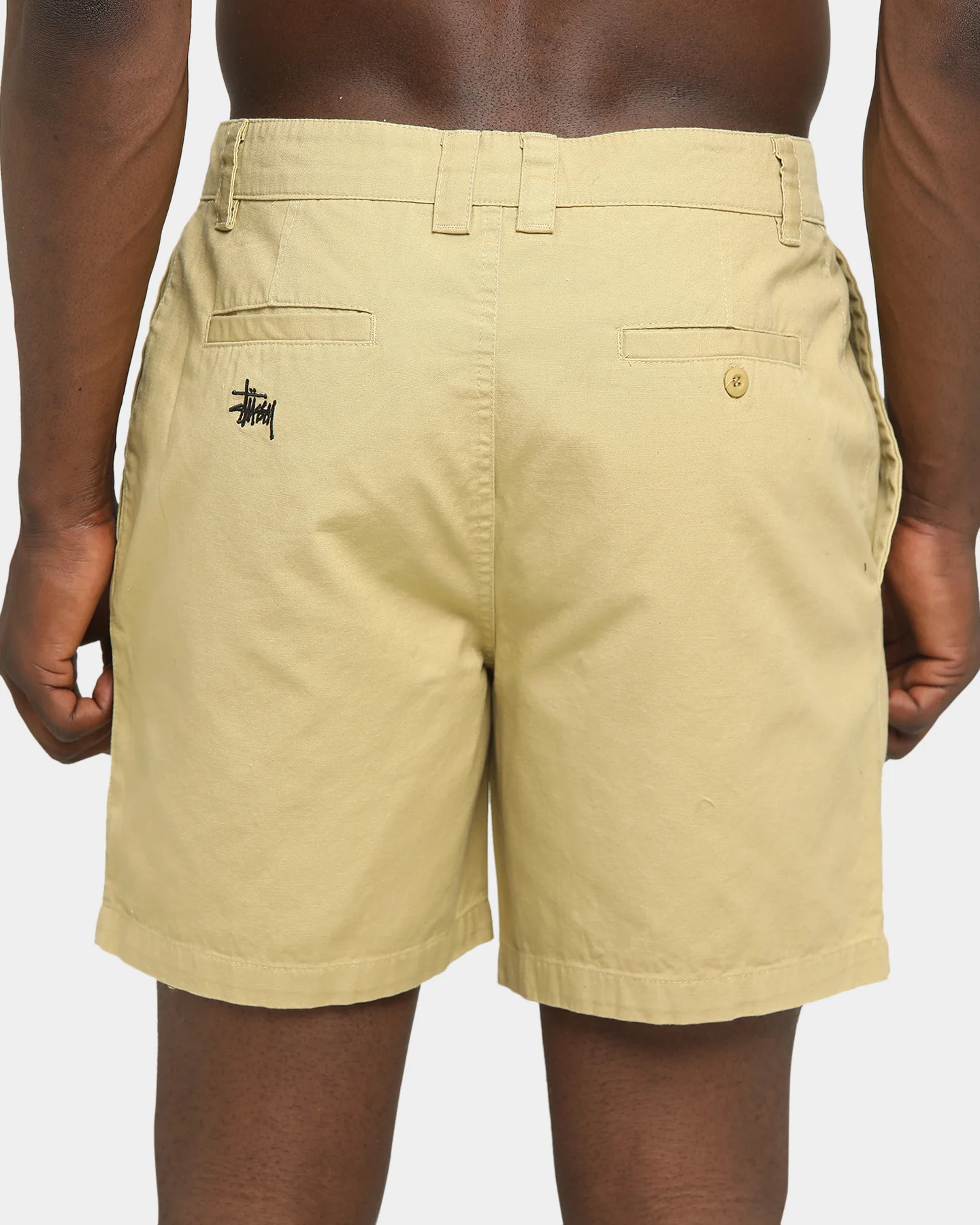 Stussy Pin Drill Shorts Taupe - Image 8
