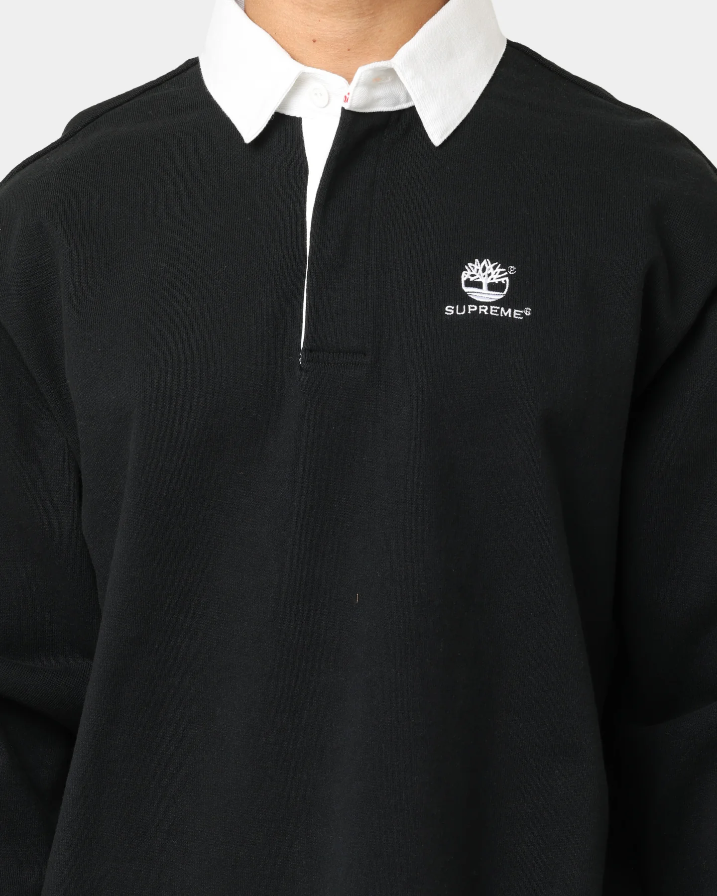 Supreme Supreme X Timberland Rugby Polo Black - Image 3
