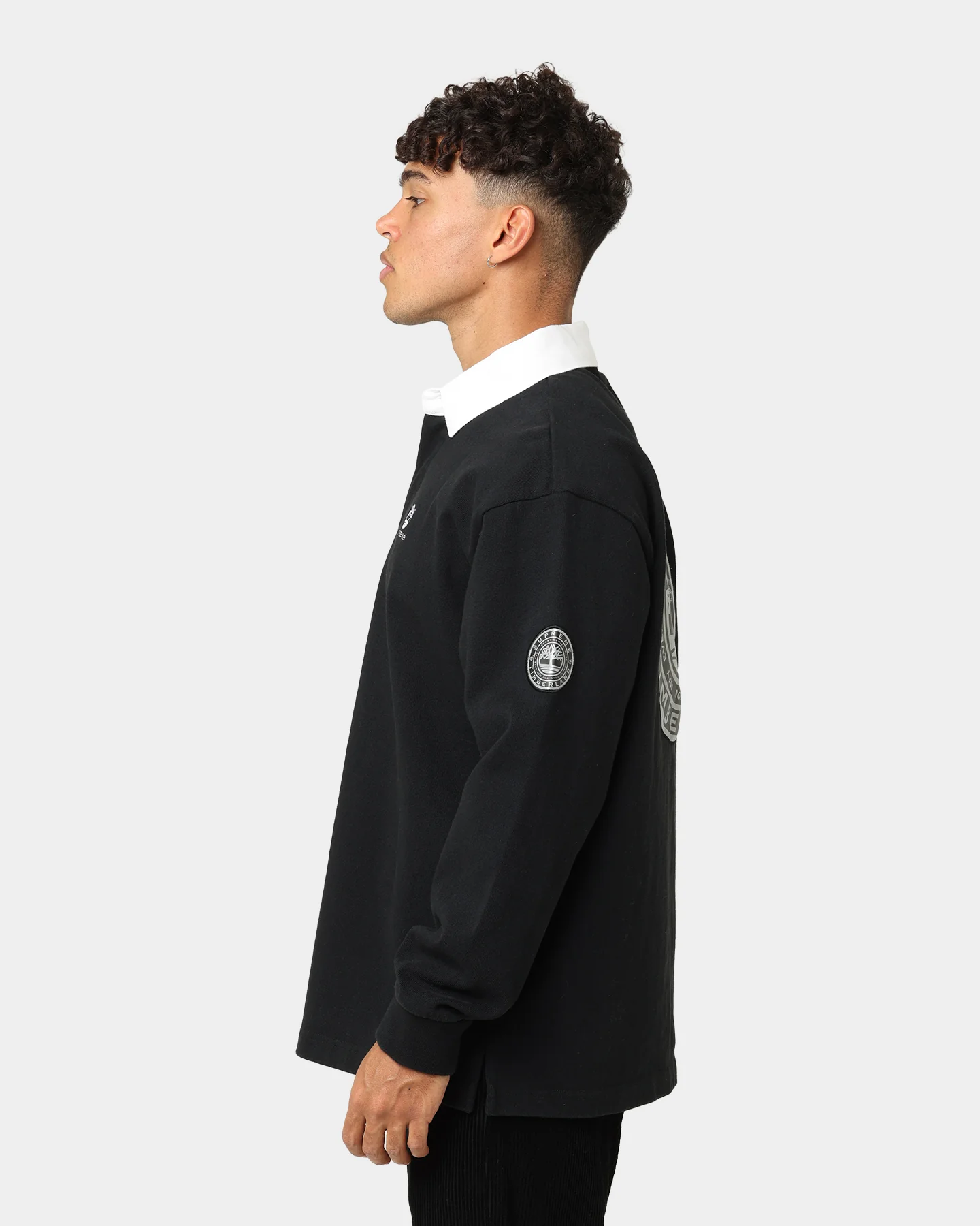 Supreme Supreme X Timberland Rugby Polo Black - Image 6