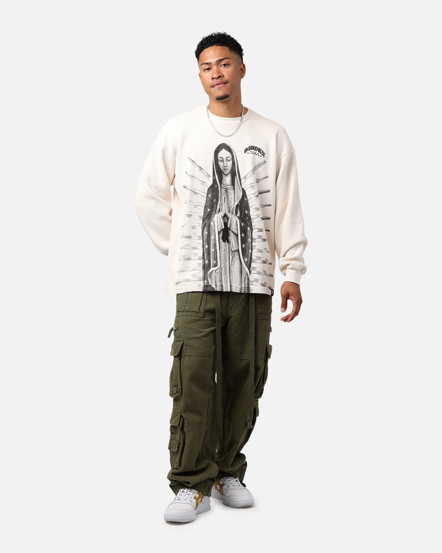 Sworn To Us Reina Long Sleeve T-Shirt Natural - Image 3