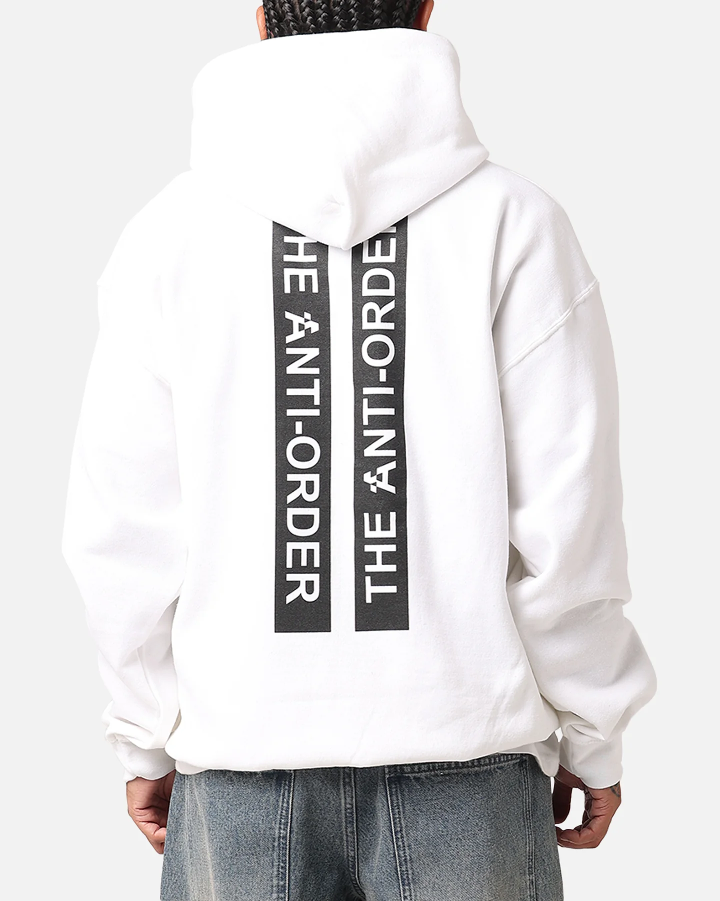 The Ant Order Anti Merch Hoodie White - Image 3