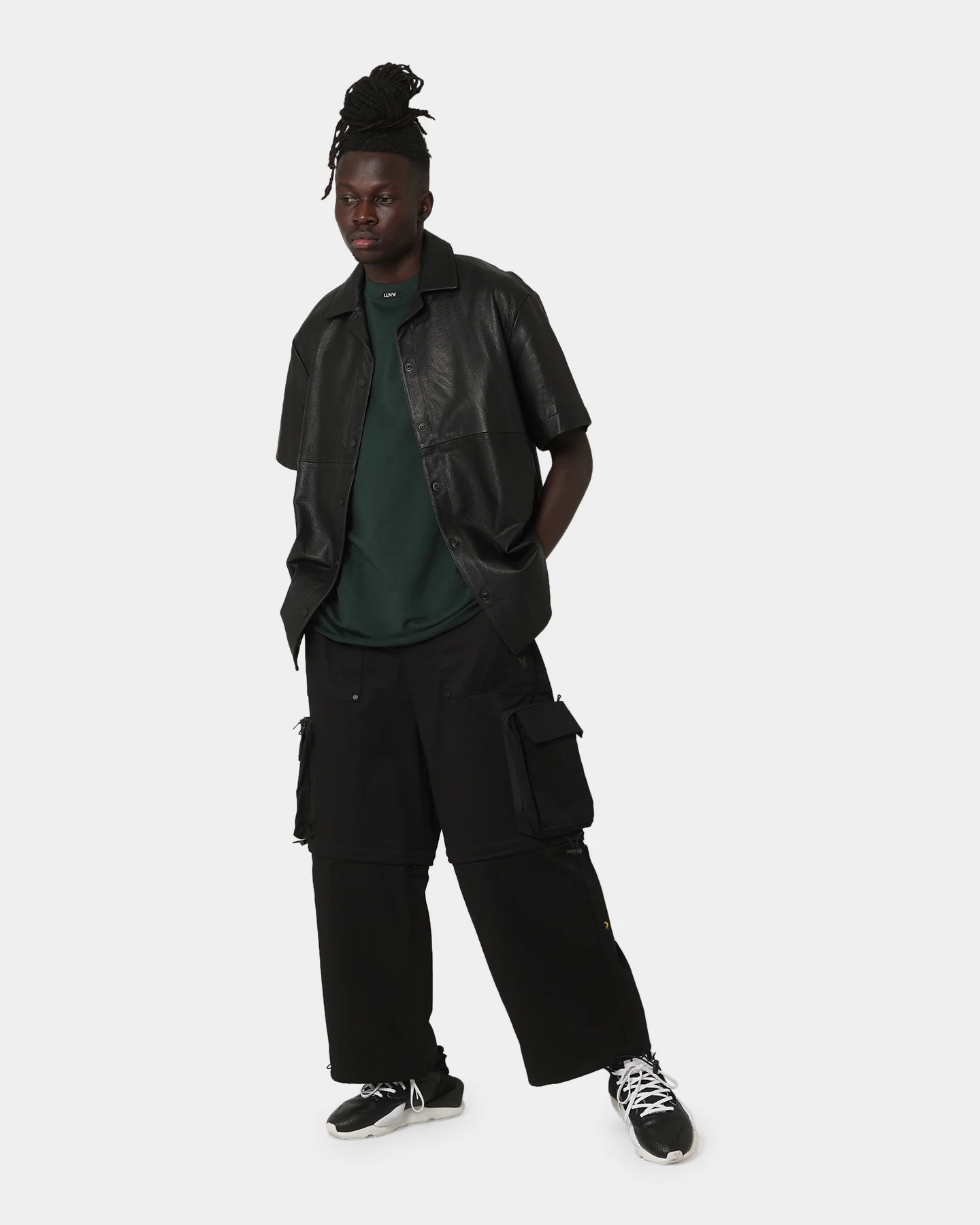 The Anti Order A100 Super Baggy Cargo Pants Black - Image 2