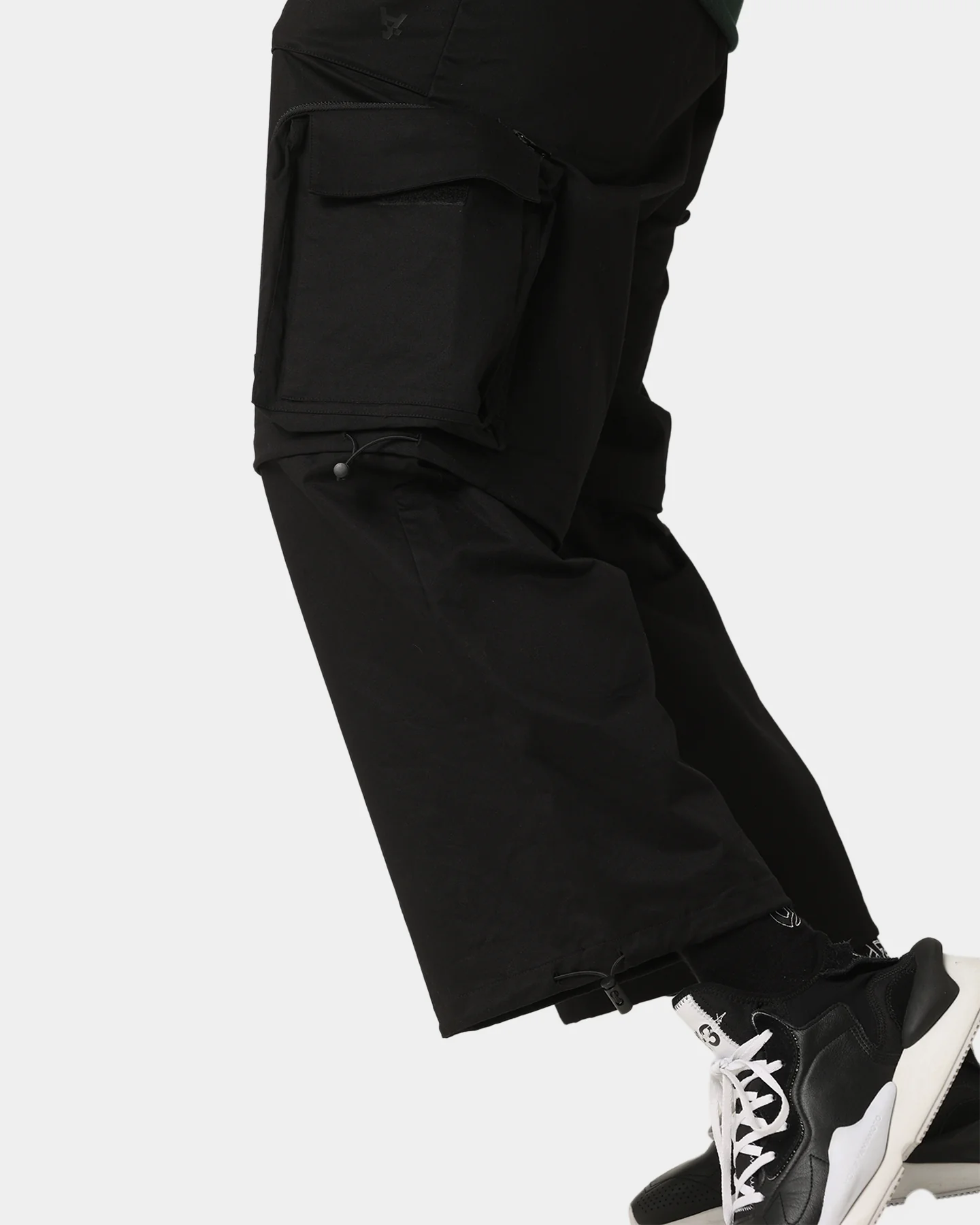 The Anti Order A100 Super Baggy Cargo Pants Black - Image 4
