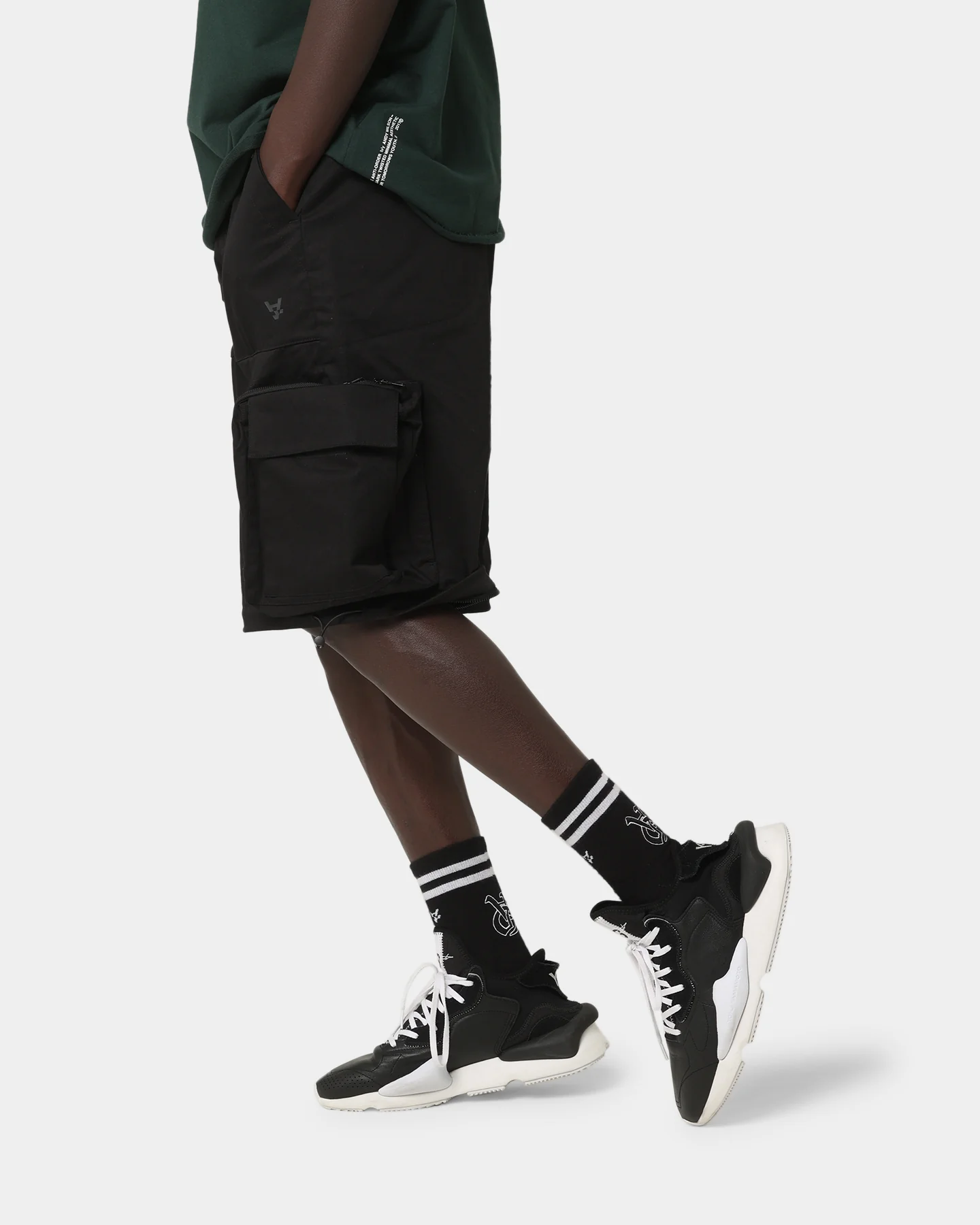The Anti Order A100 Super Baggy Cargo Pants Black - Image 6