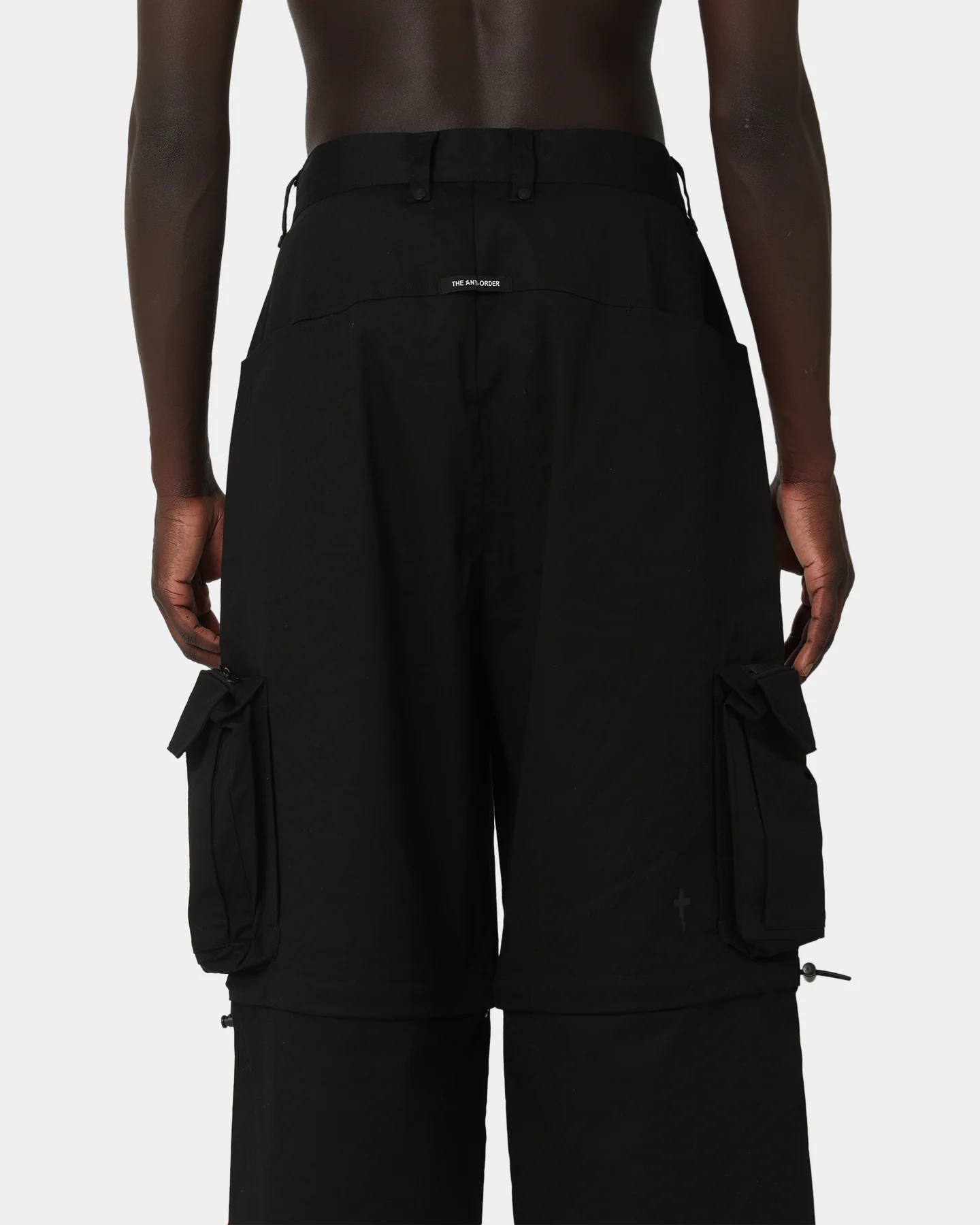 The Anti Order A100 Super Baggy Cargo Pants Black - Image 8