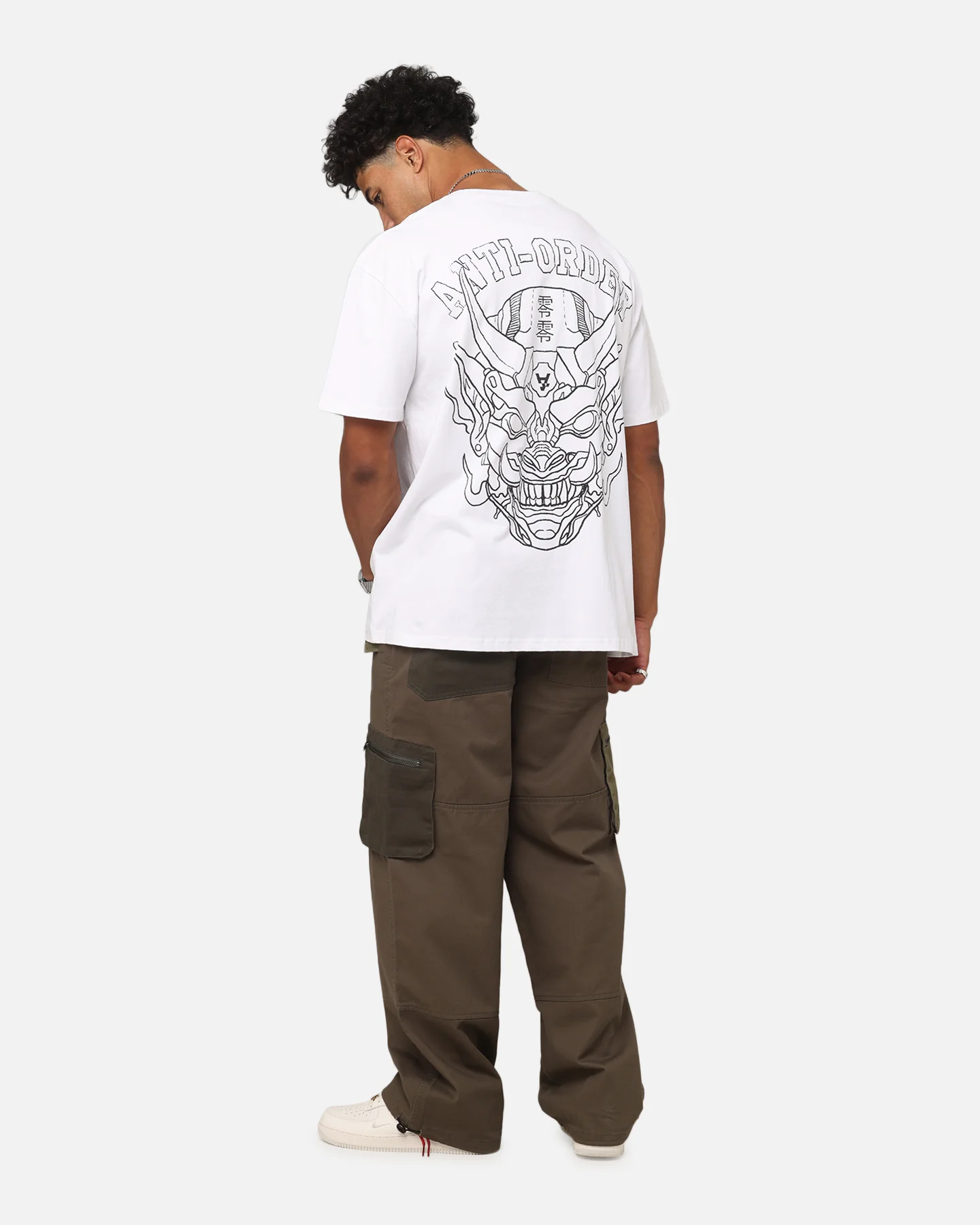 The Anti Order Akuma Boxy T-Shirt White - Image 3