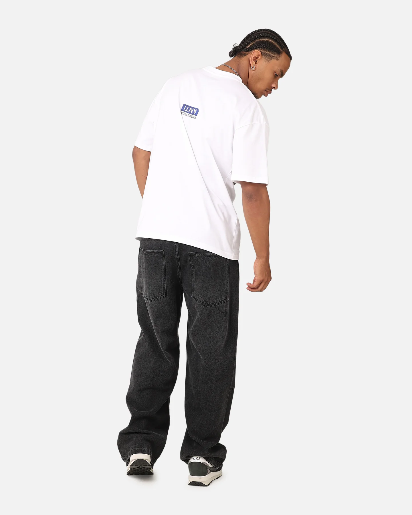 The Anti Order Anti Intelligence Drop T-Shirt White - Image 4